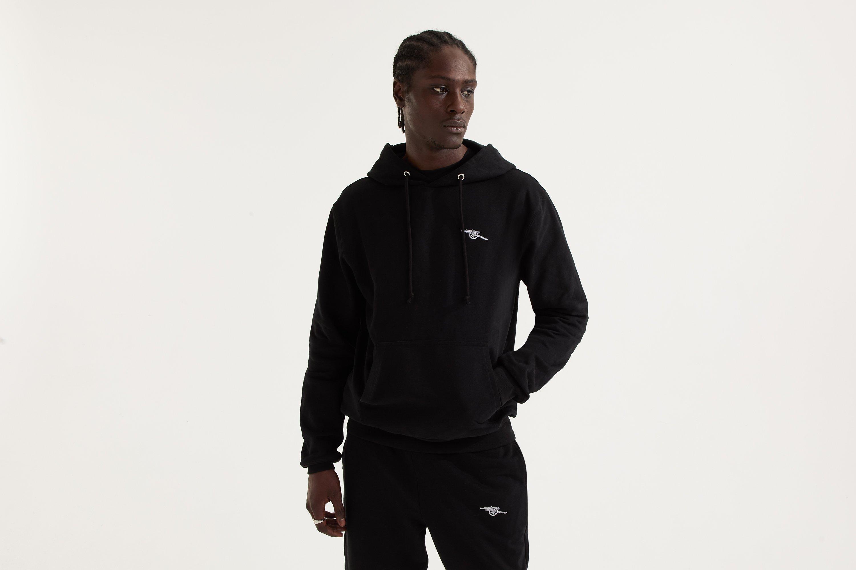 Arsenal Essentials Black Cannon Hoodie