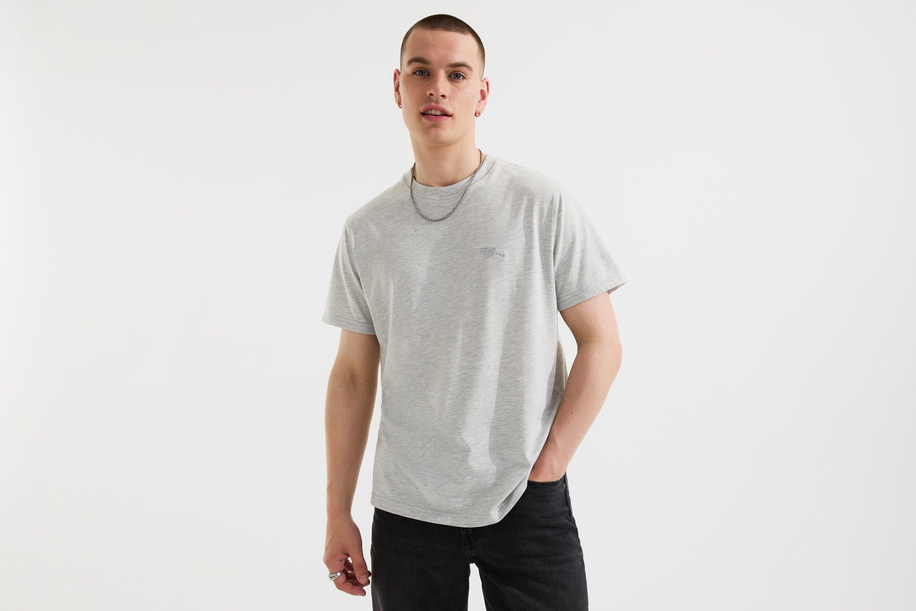 Arsenal Essentials Grey Cannon T-Shirt