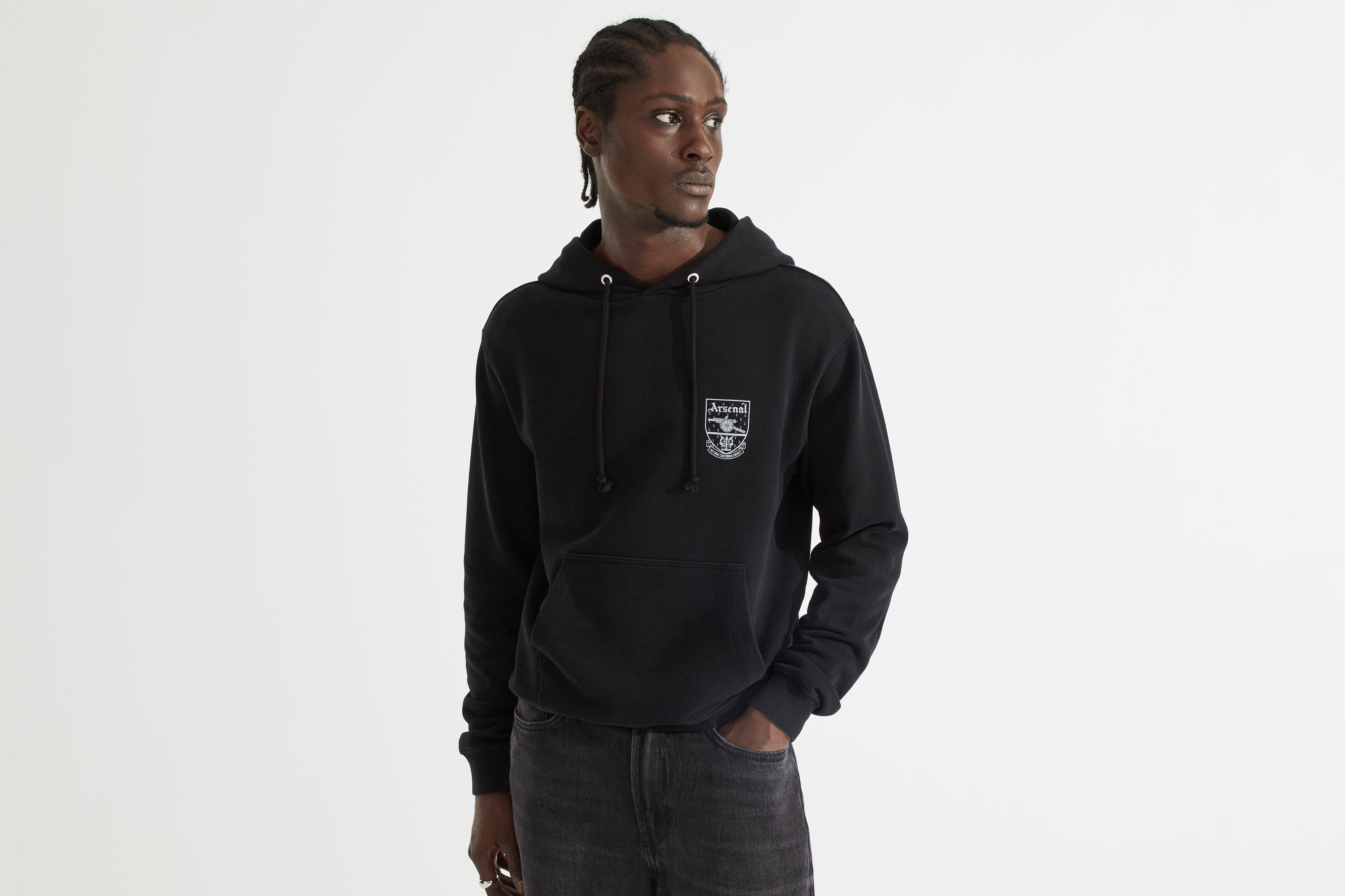 Arsenal Black Concordia Hoodie