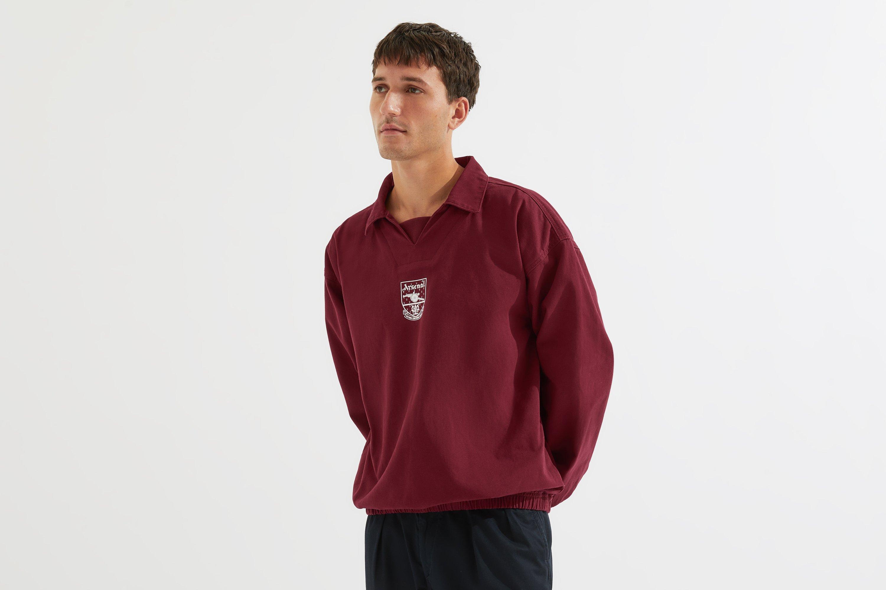 Arsenal Burgundy Concordia Drill Top