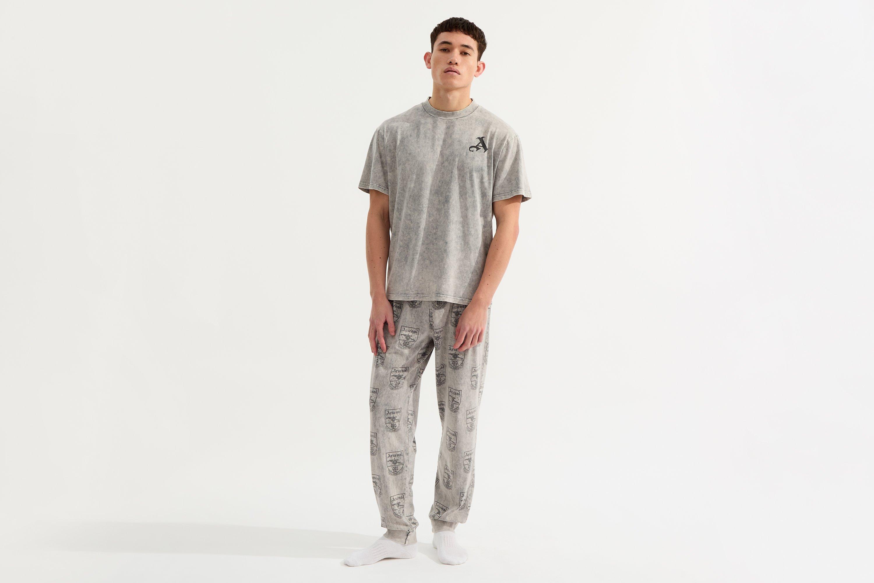 Arsenal Retro Washed Grey Lounge Set