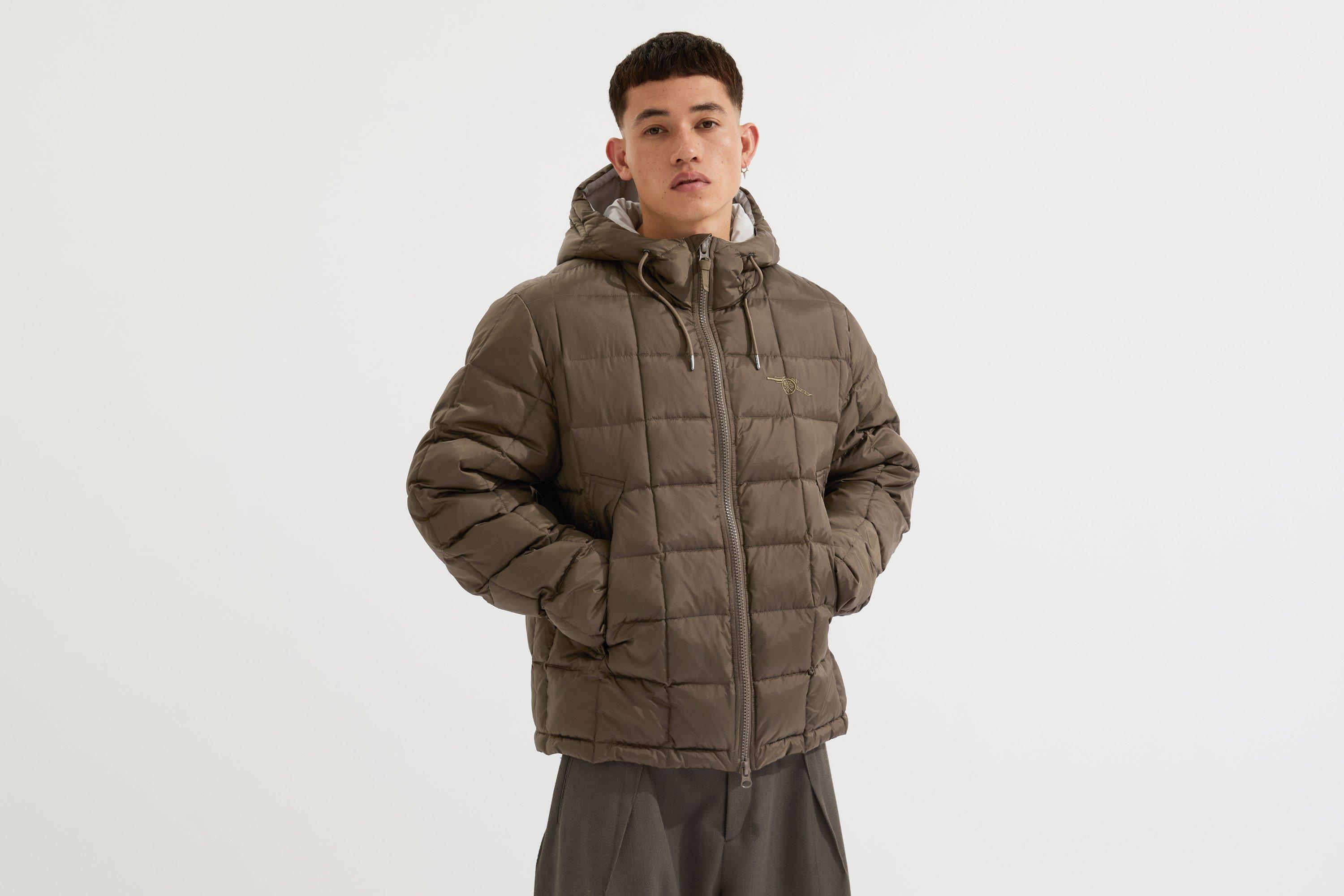 Arsenal Holloway Social Club Brown Puffer Jacket