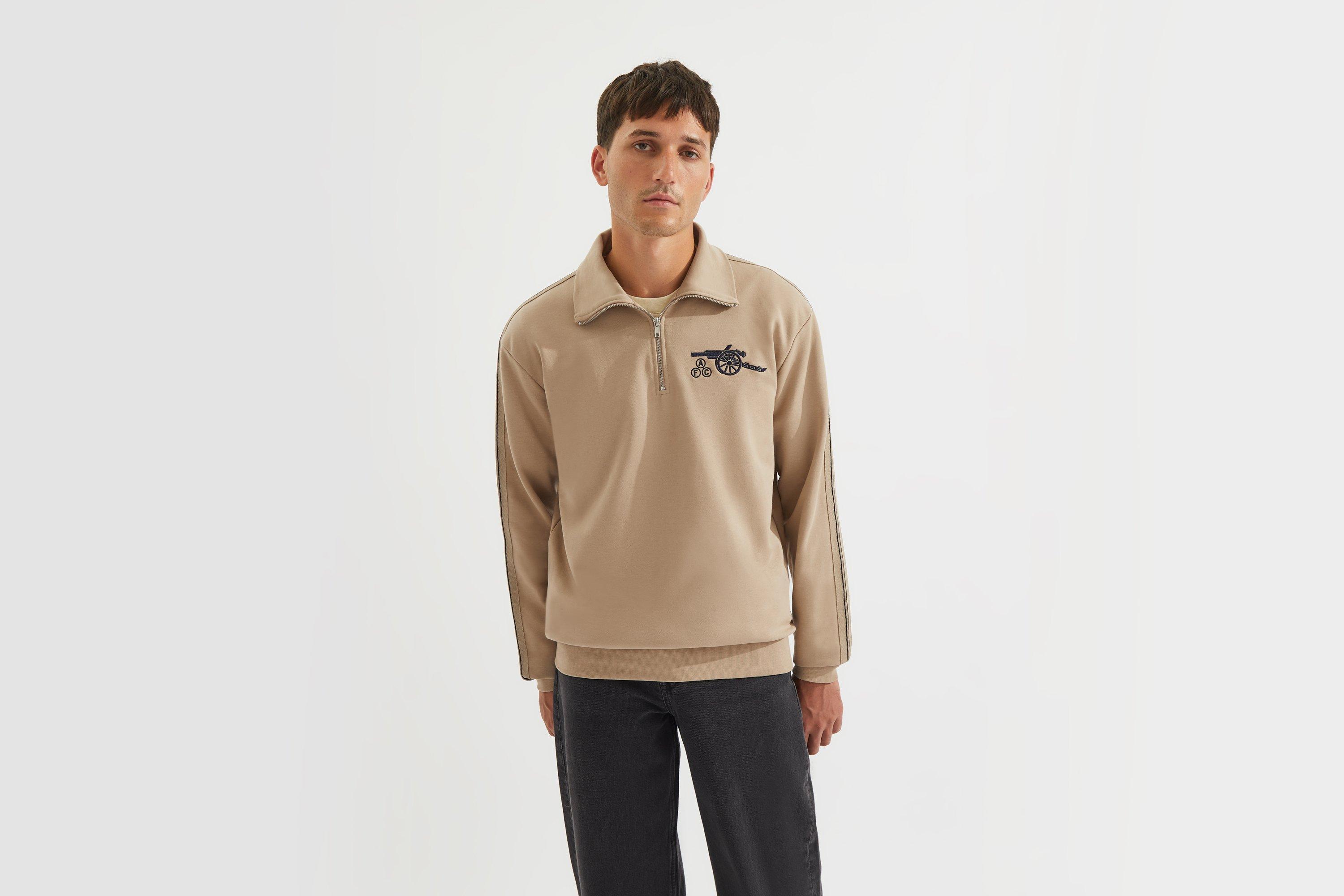 Arsenal 89 1/4 Zip Terrace Sweatshirt