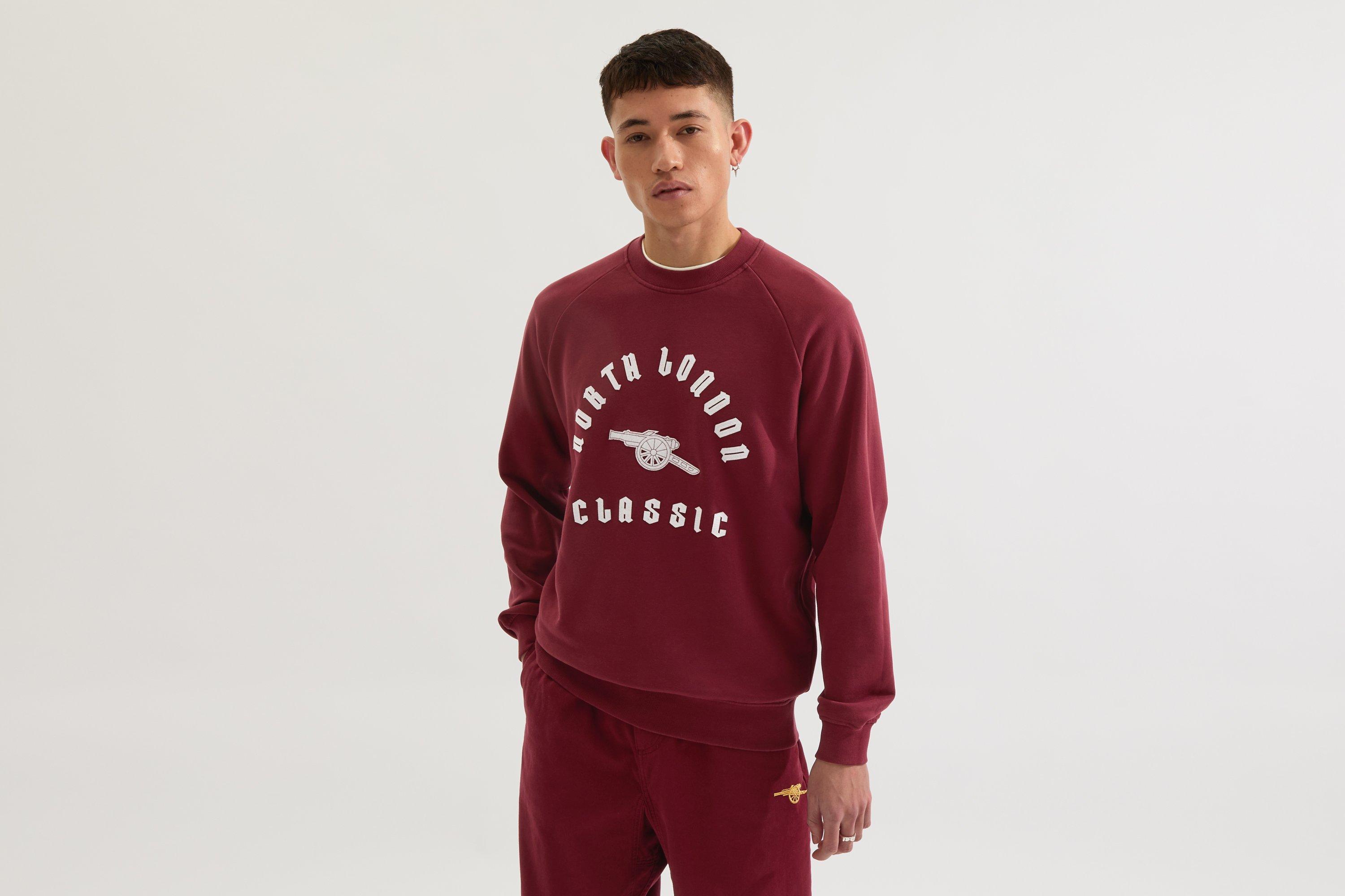 Arsenal North London Classic Burgundy Logo Sweatshirt