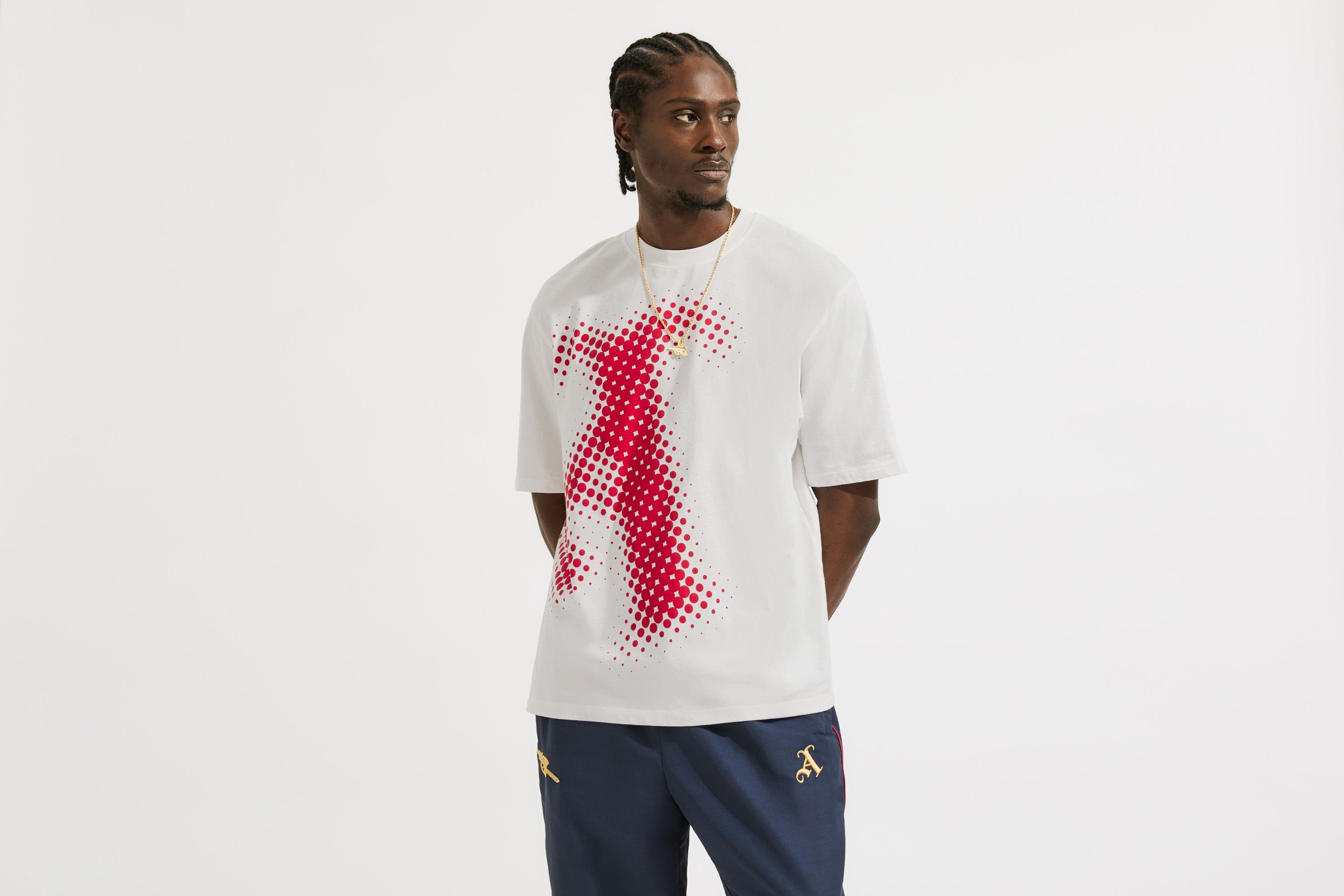 Arsenal Half Tone White T-Shirt