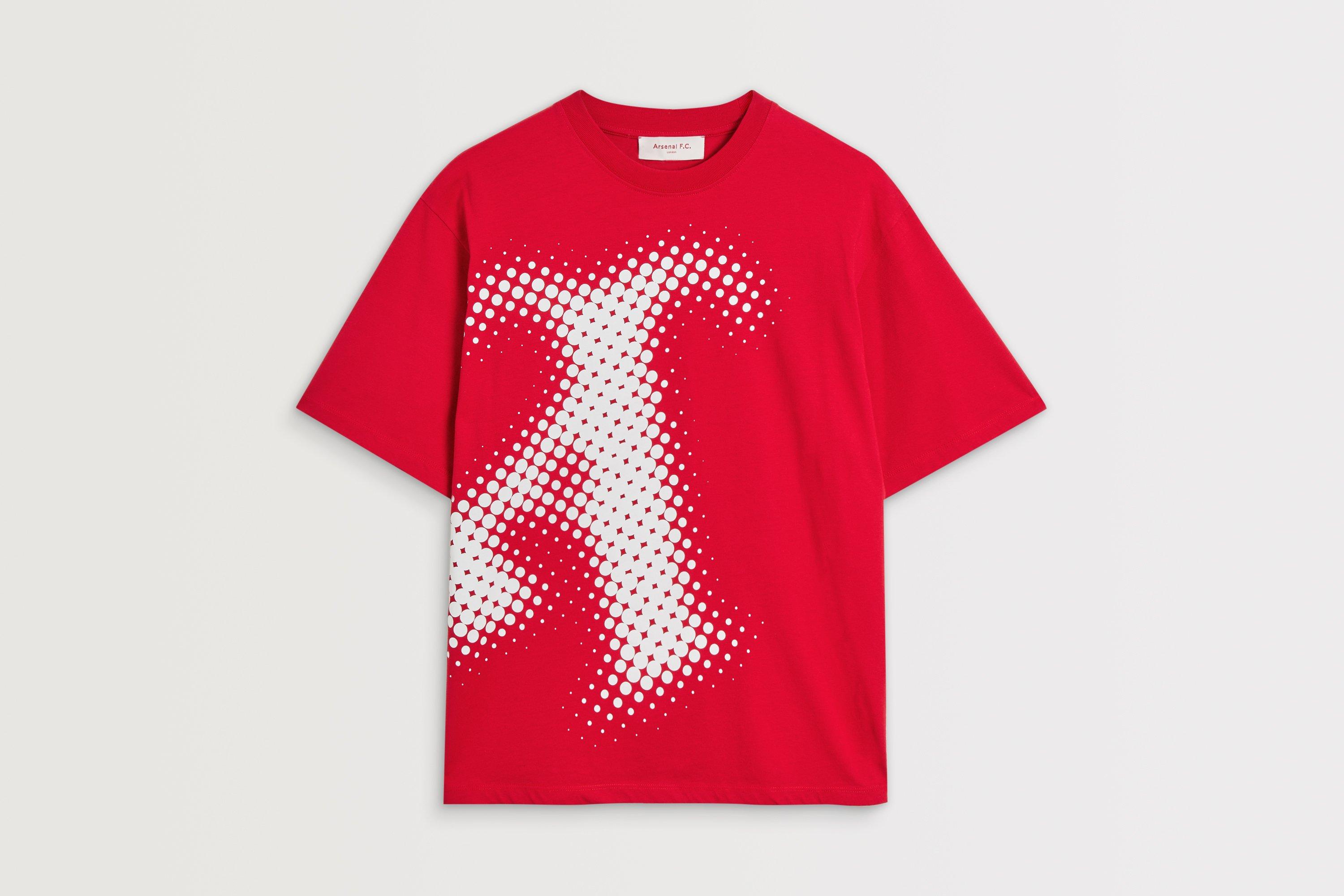 Arsenal Half Tone Red T-Shirt