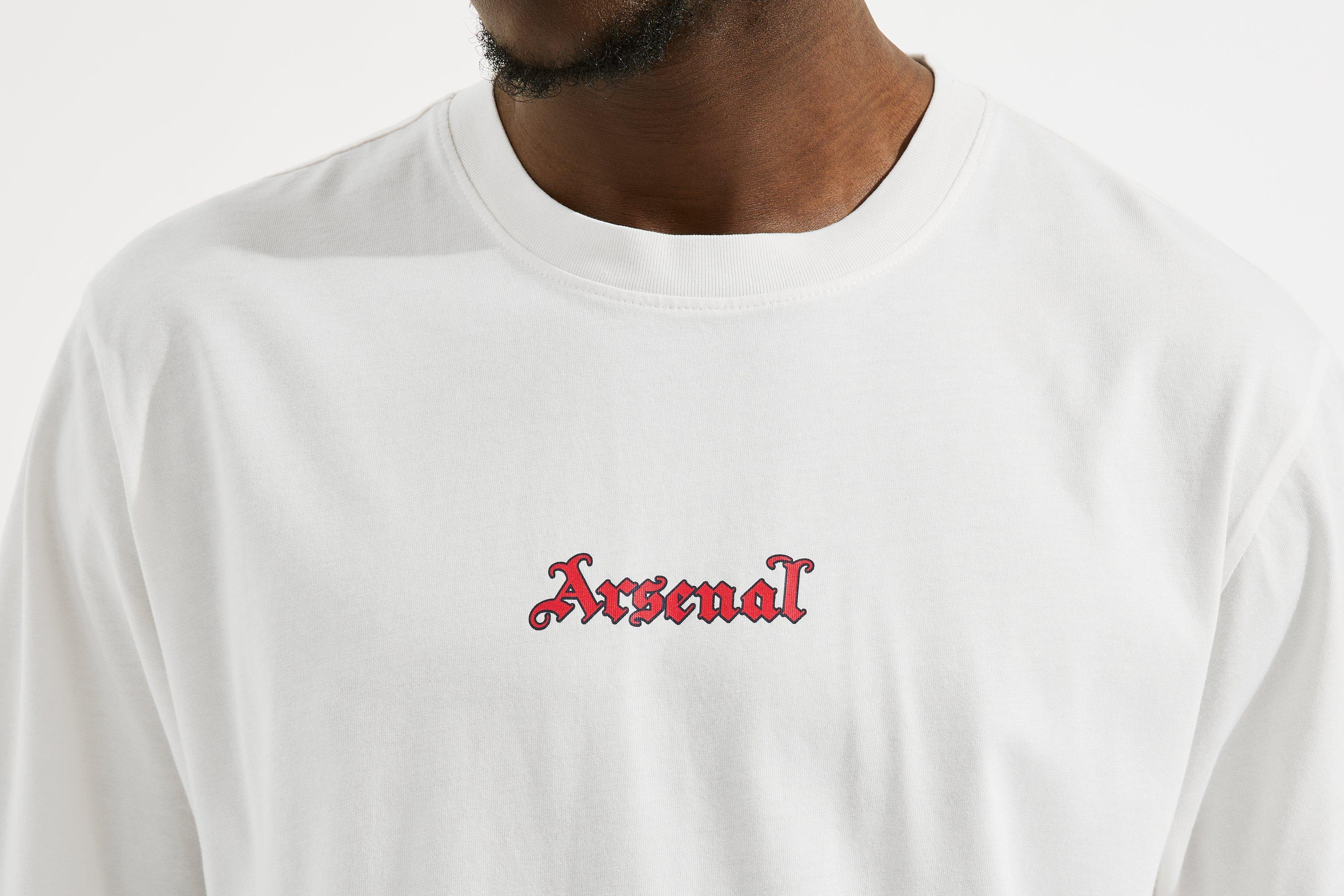 Arsenal Classics Flair White T-Shirt | Official Online Store