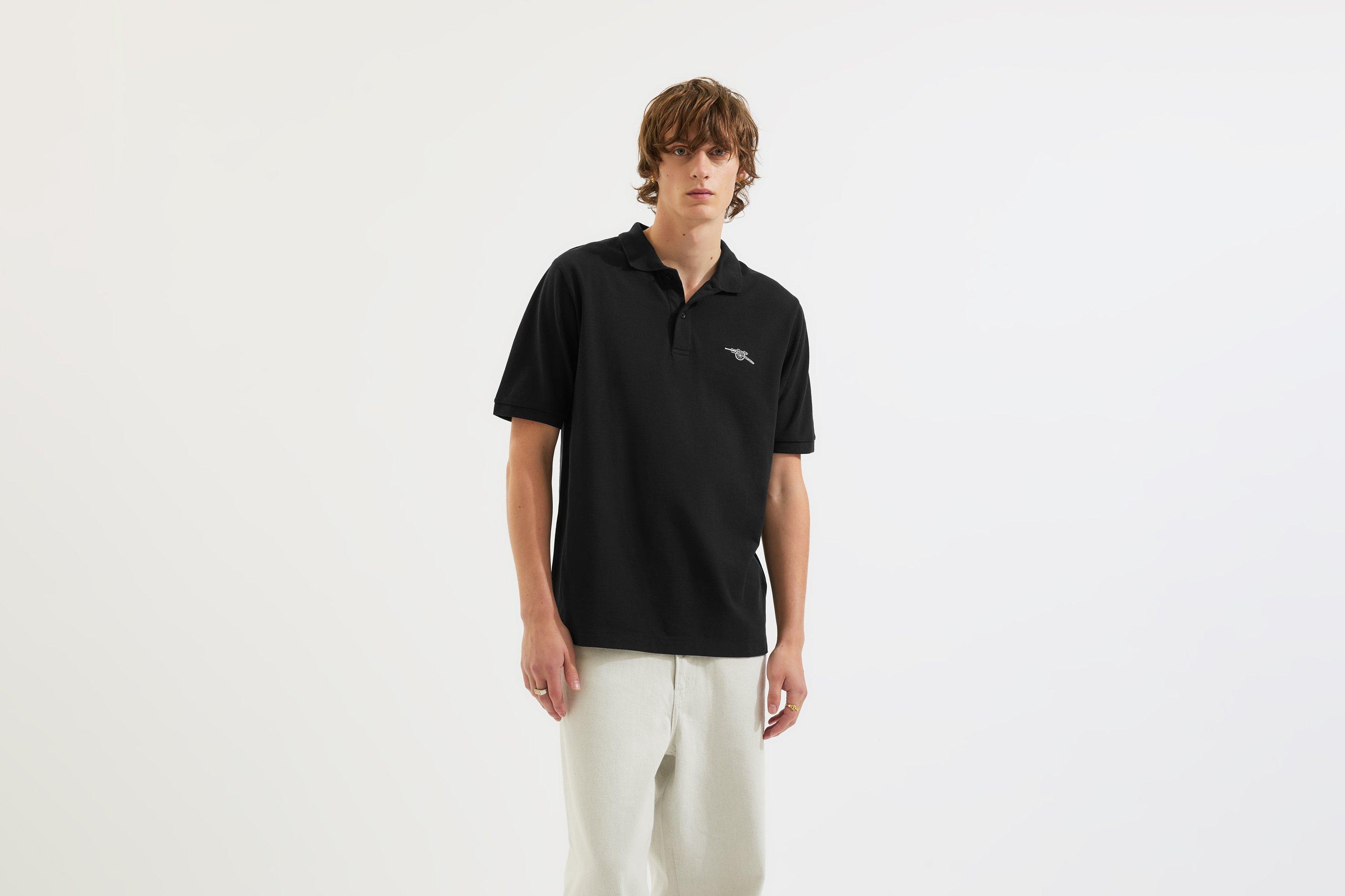Arsenal Black Cannon Polo Shirt | Official Online Store