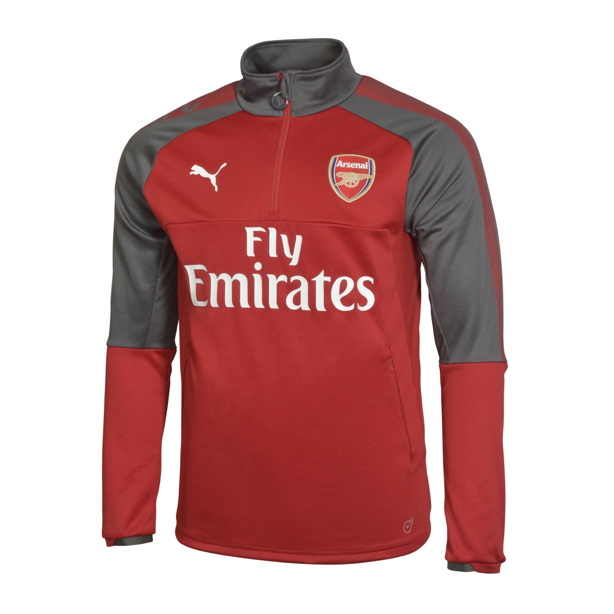 arsenal half zip