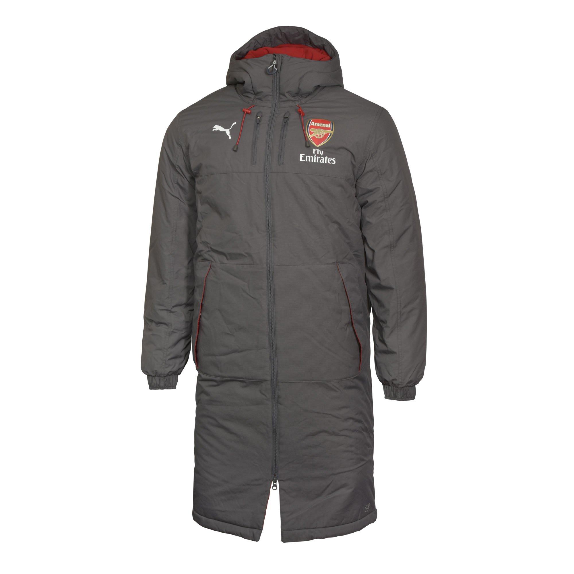 arsenal long bench coat