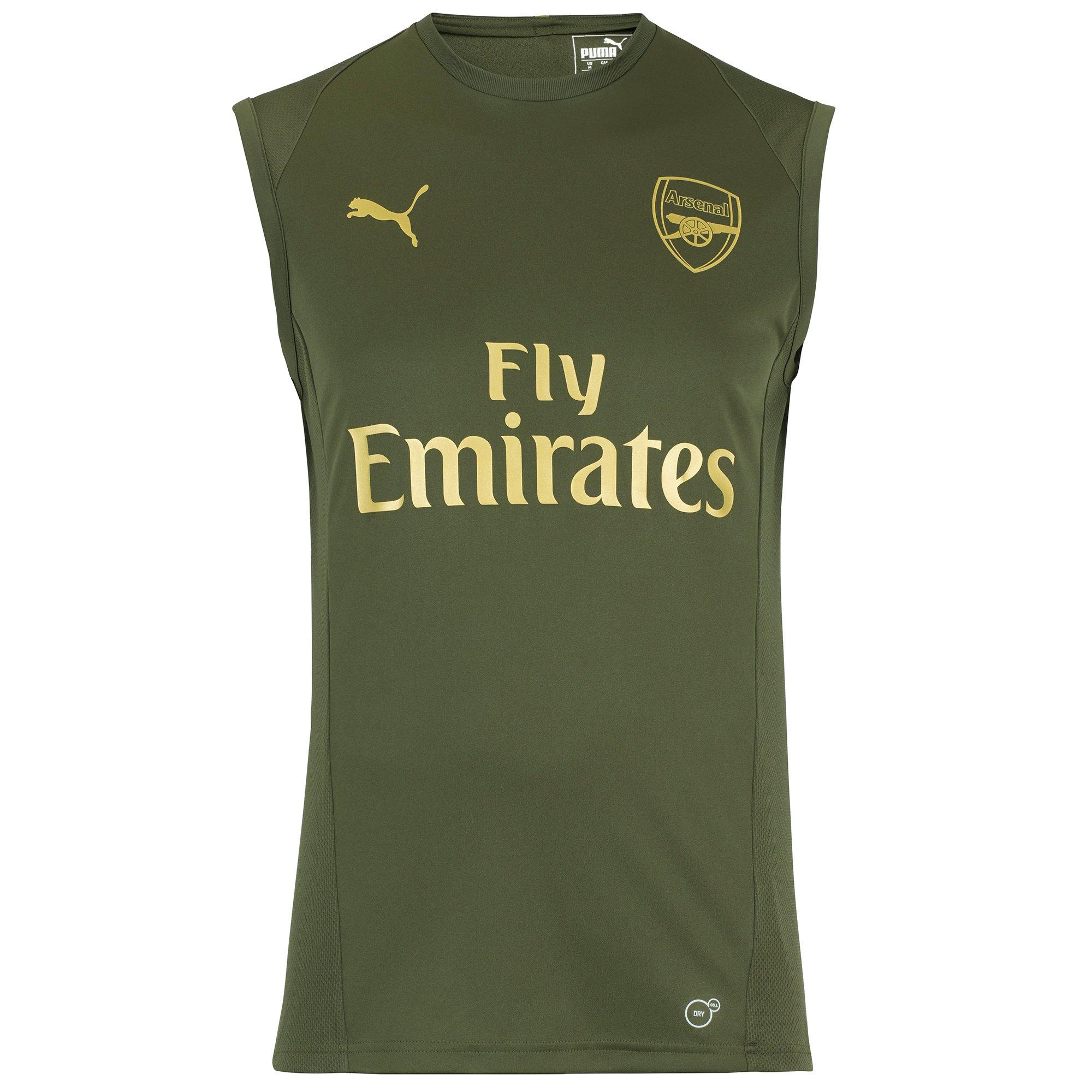 arsenal green training top