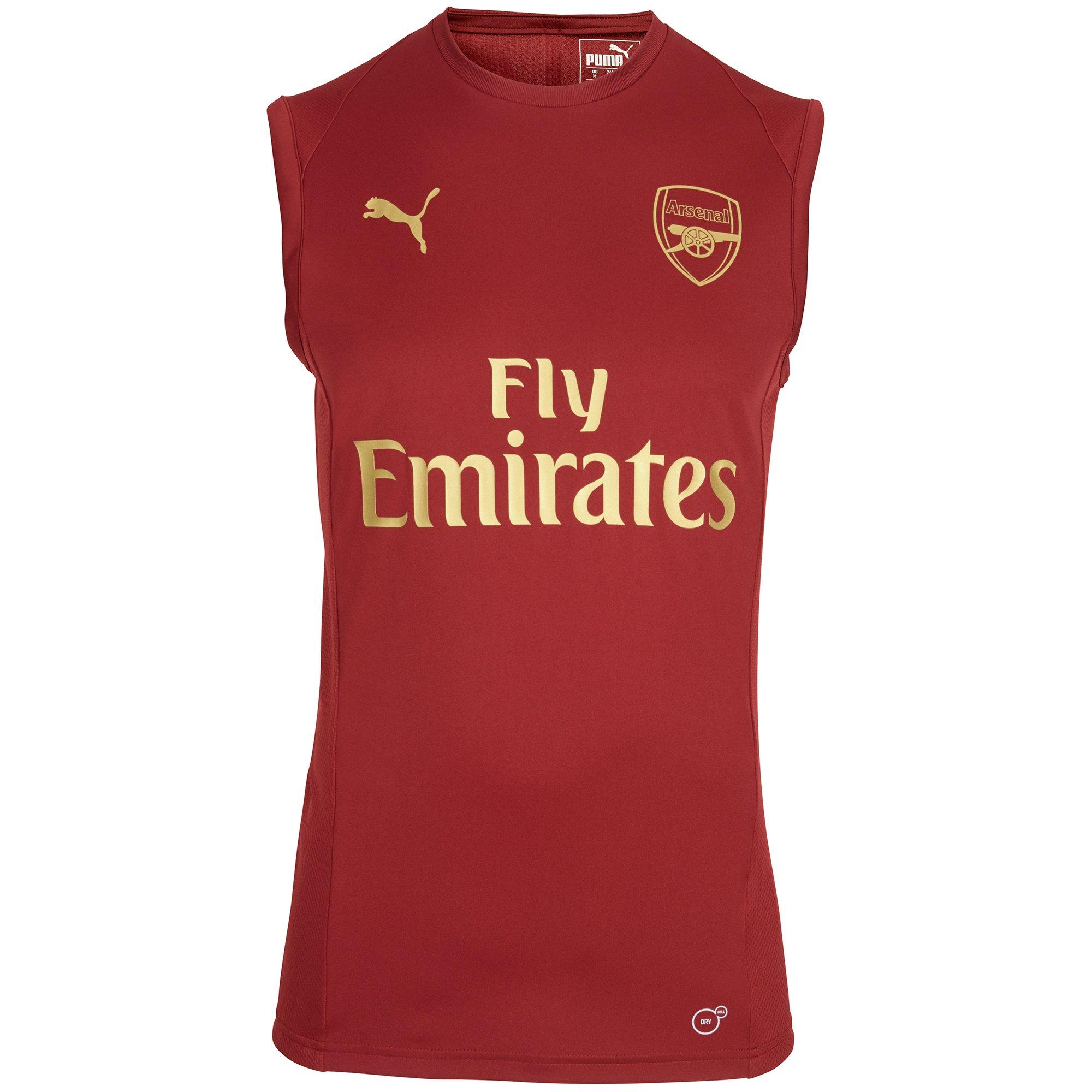 arsenal sleeveless training shirt