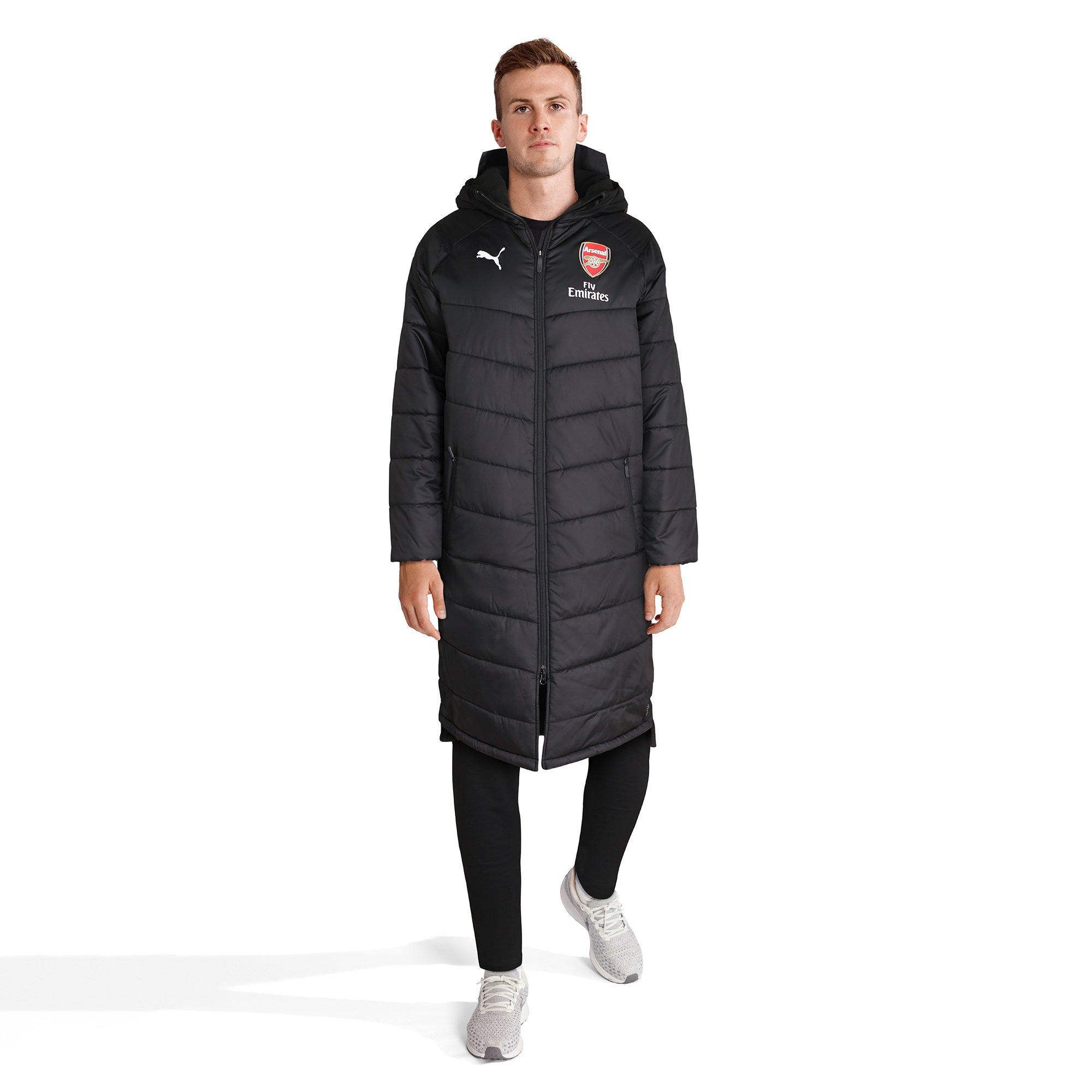 arsenal long bench coat