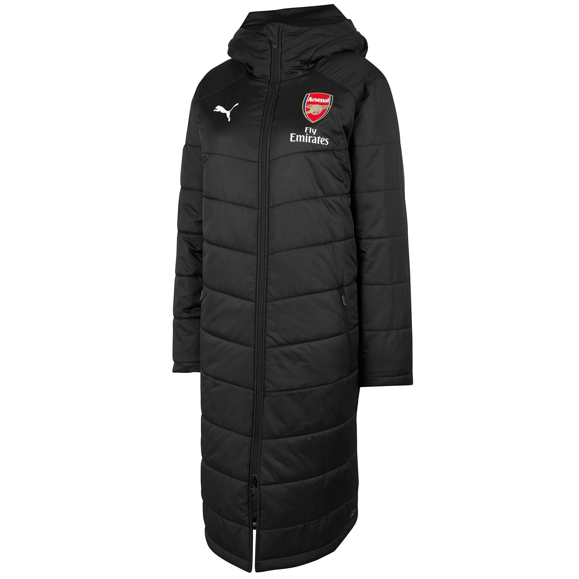 arsenal long bench coat