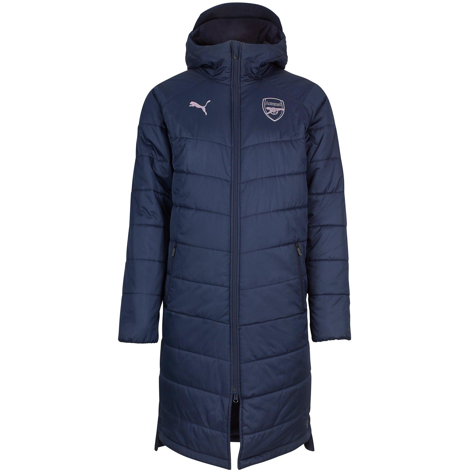 arsenal long bench coat