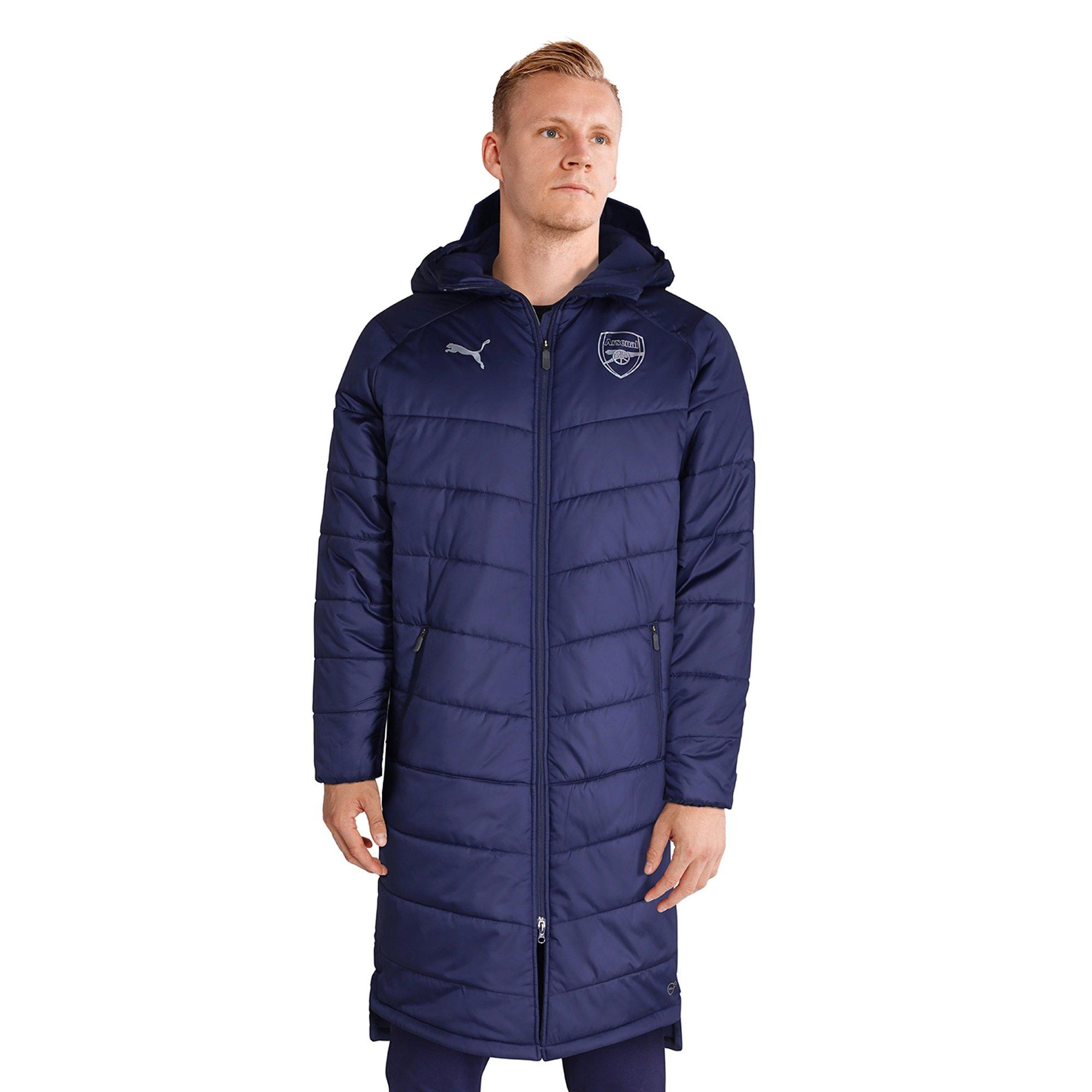 arsenal long bench coat