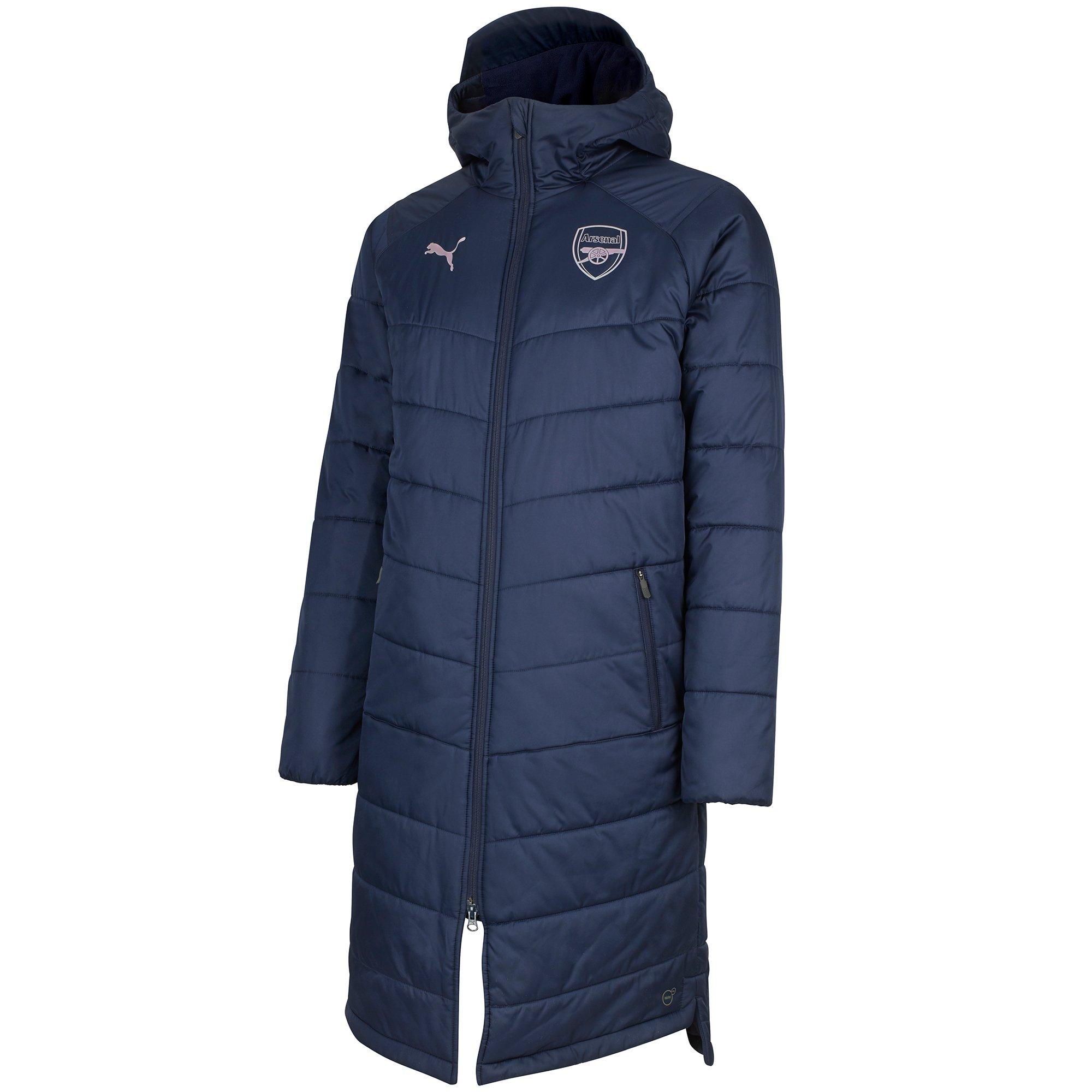 arsenal long bench coat