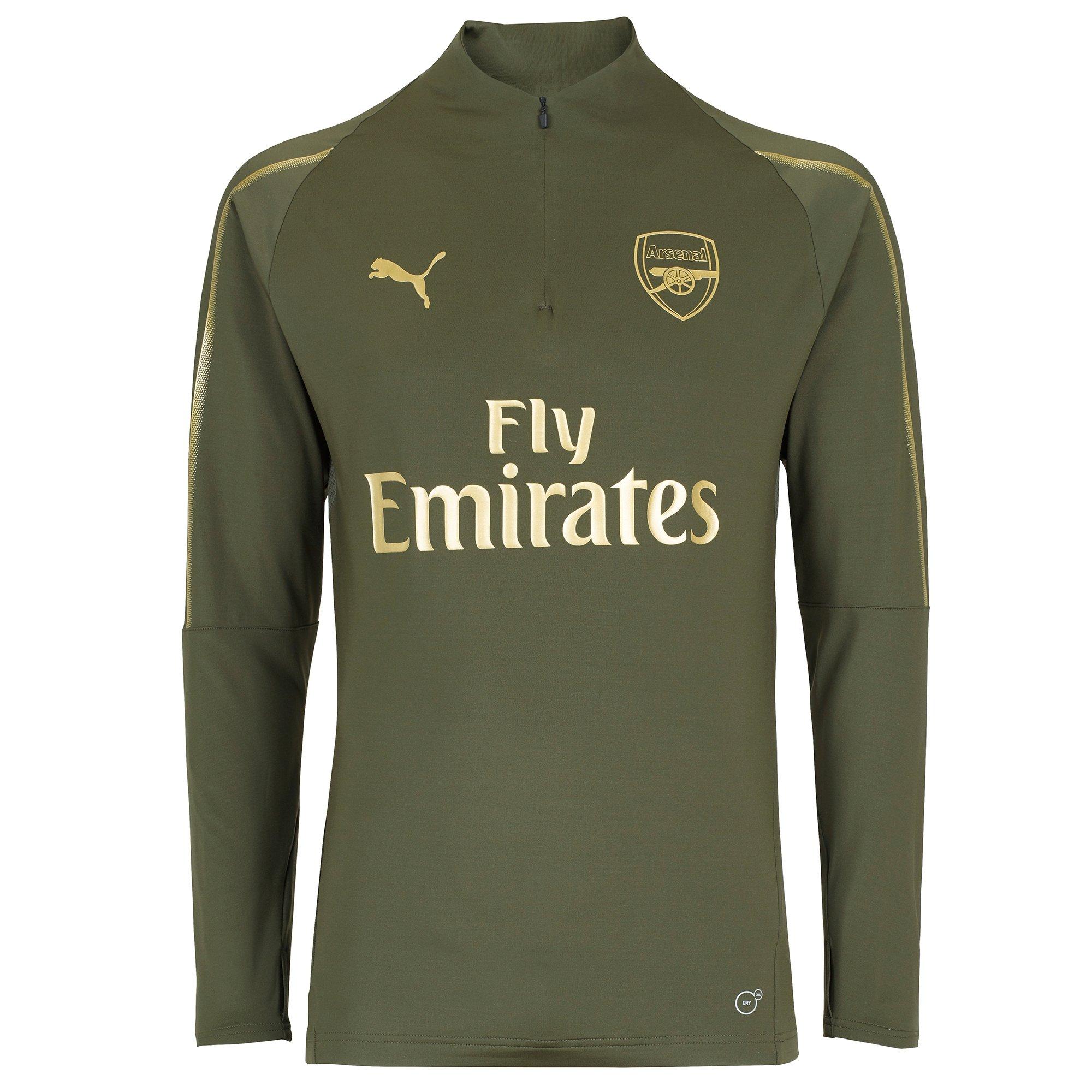 arsenal training shirt green