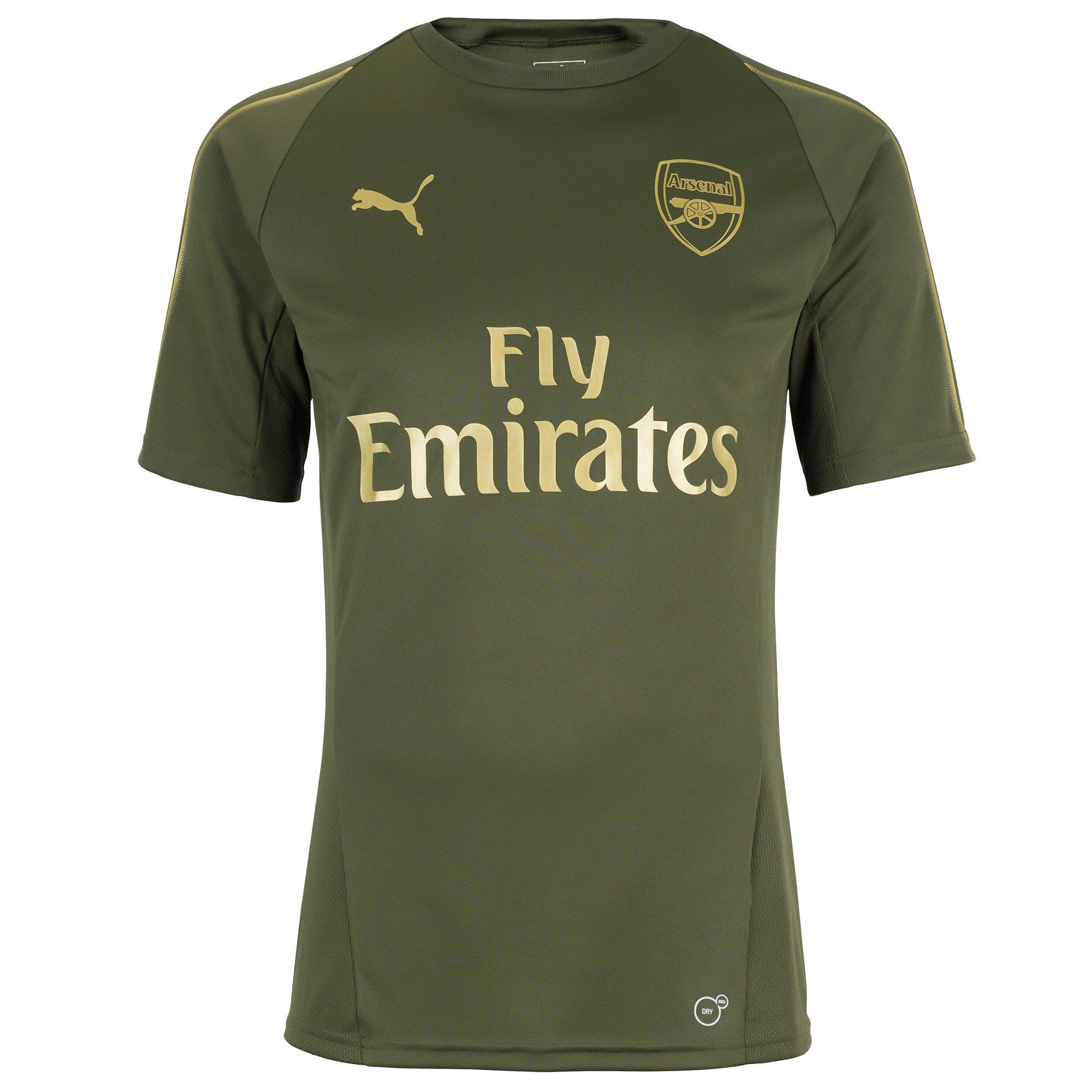 arsenal green training top