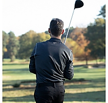 Arsenal Golf Long Sleeve Thermal Polo Shirt