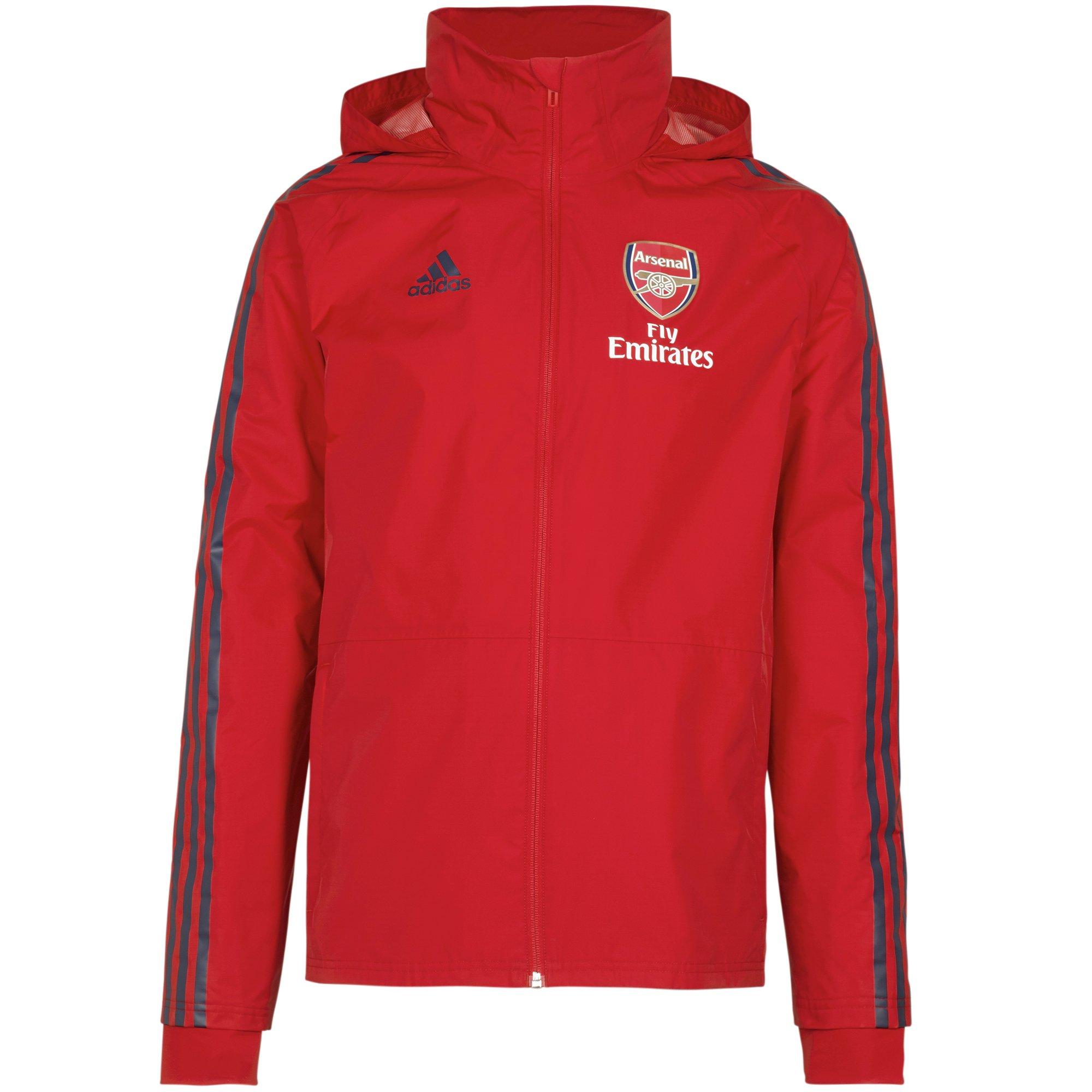 arsenal rain jacket adidas
