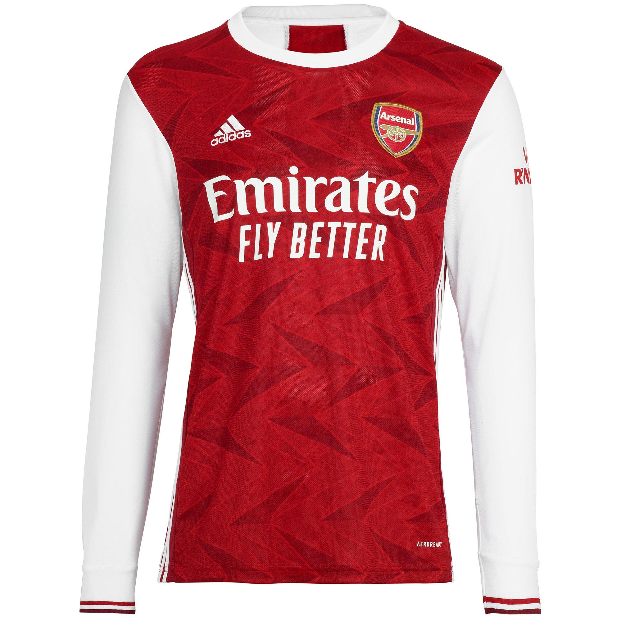 Arsenal Adult 20/21 Long Sleeved Home 