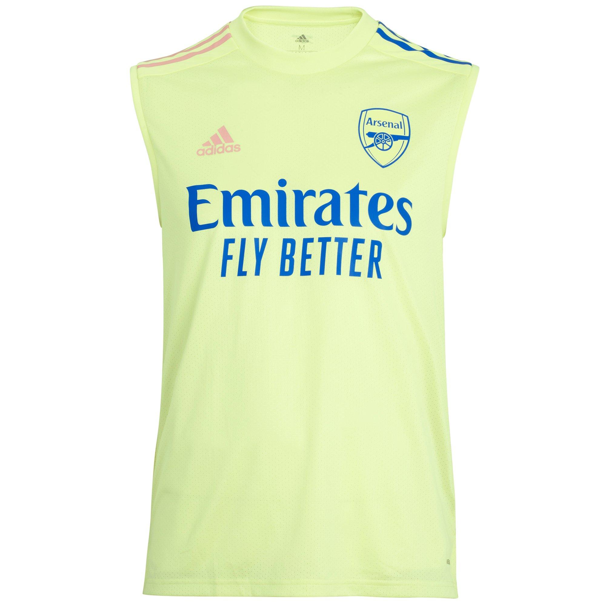 arsenal yellow training kit