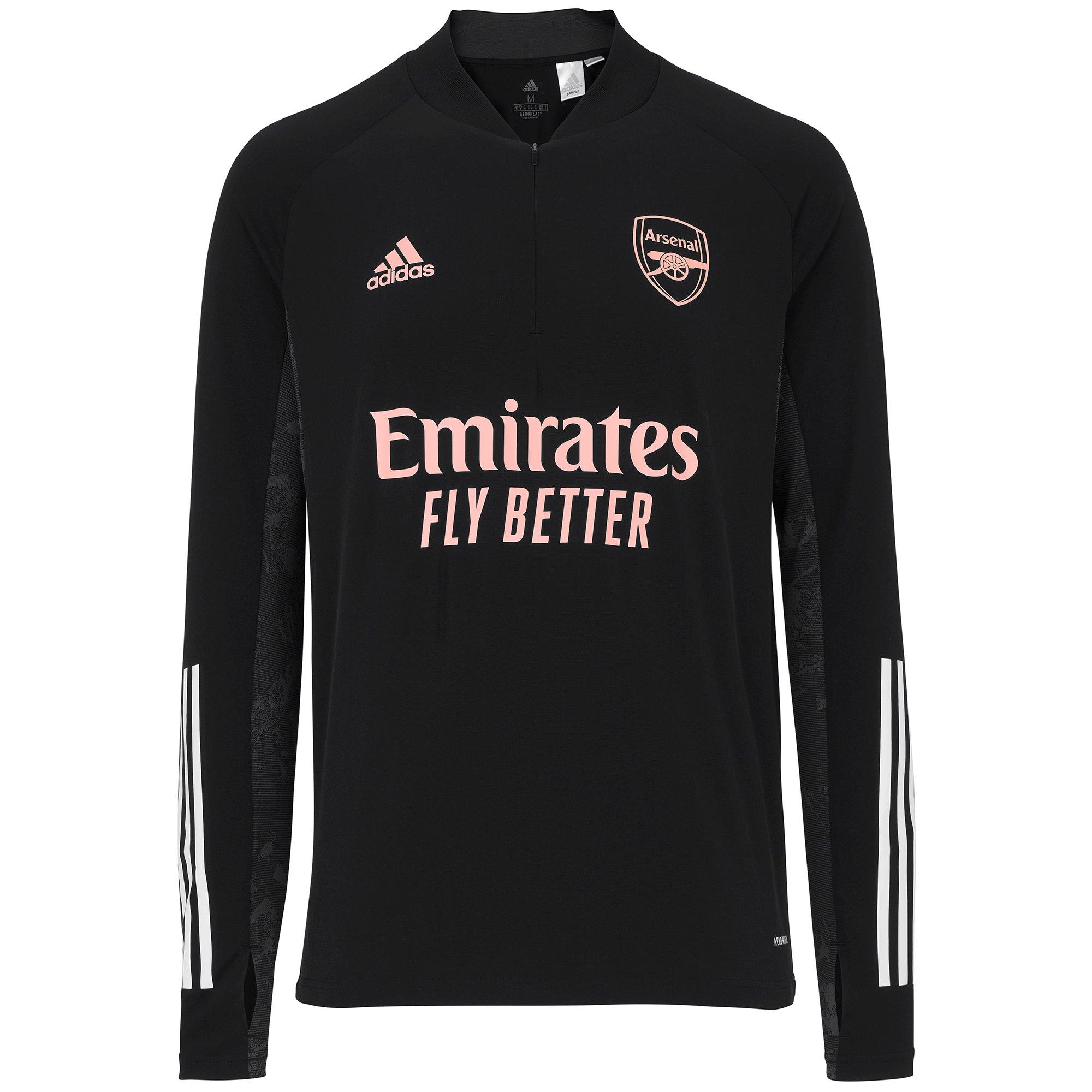 arsenal training top adidas