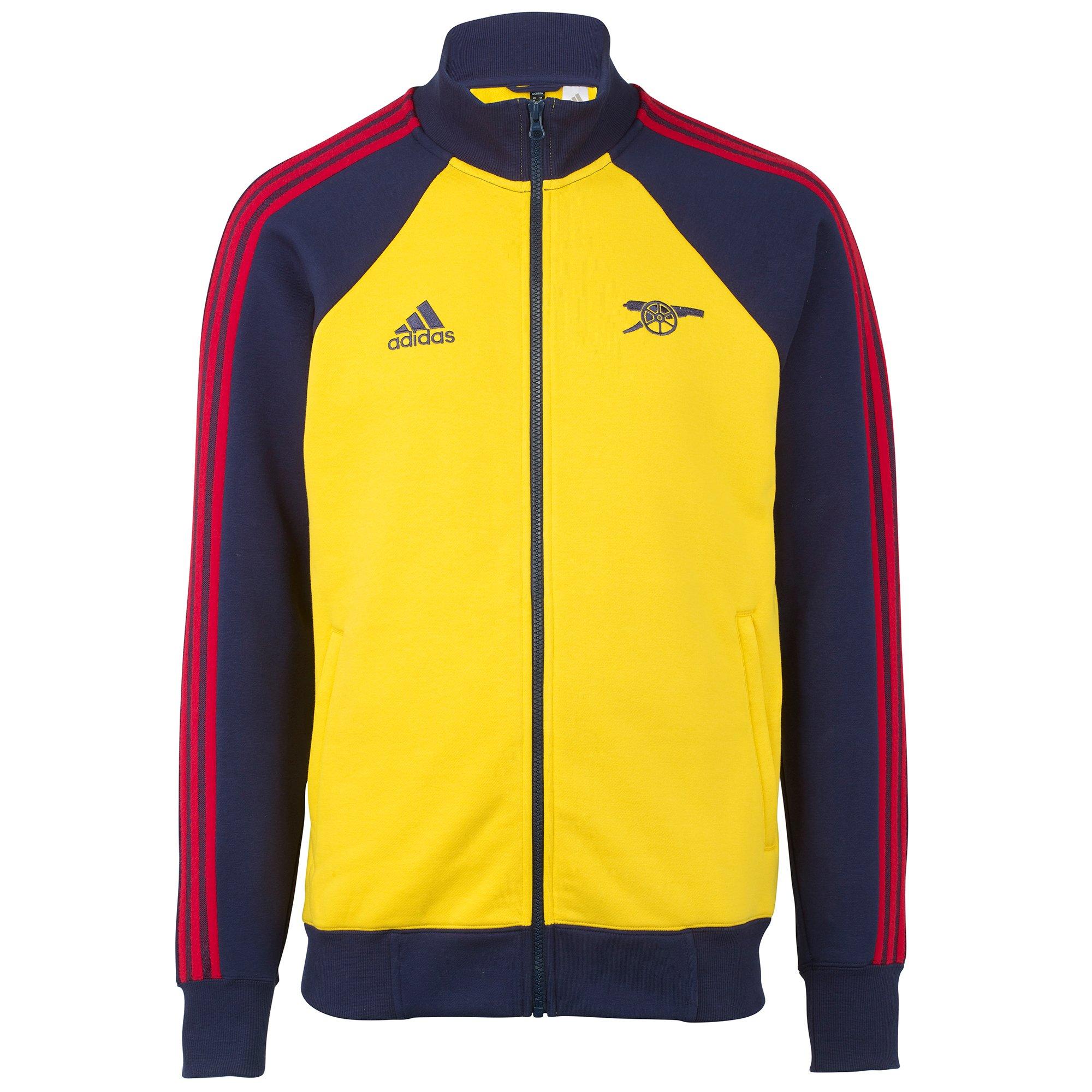 arsenal yellow tracksuit