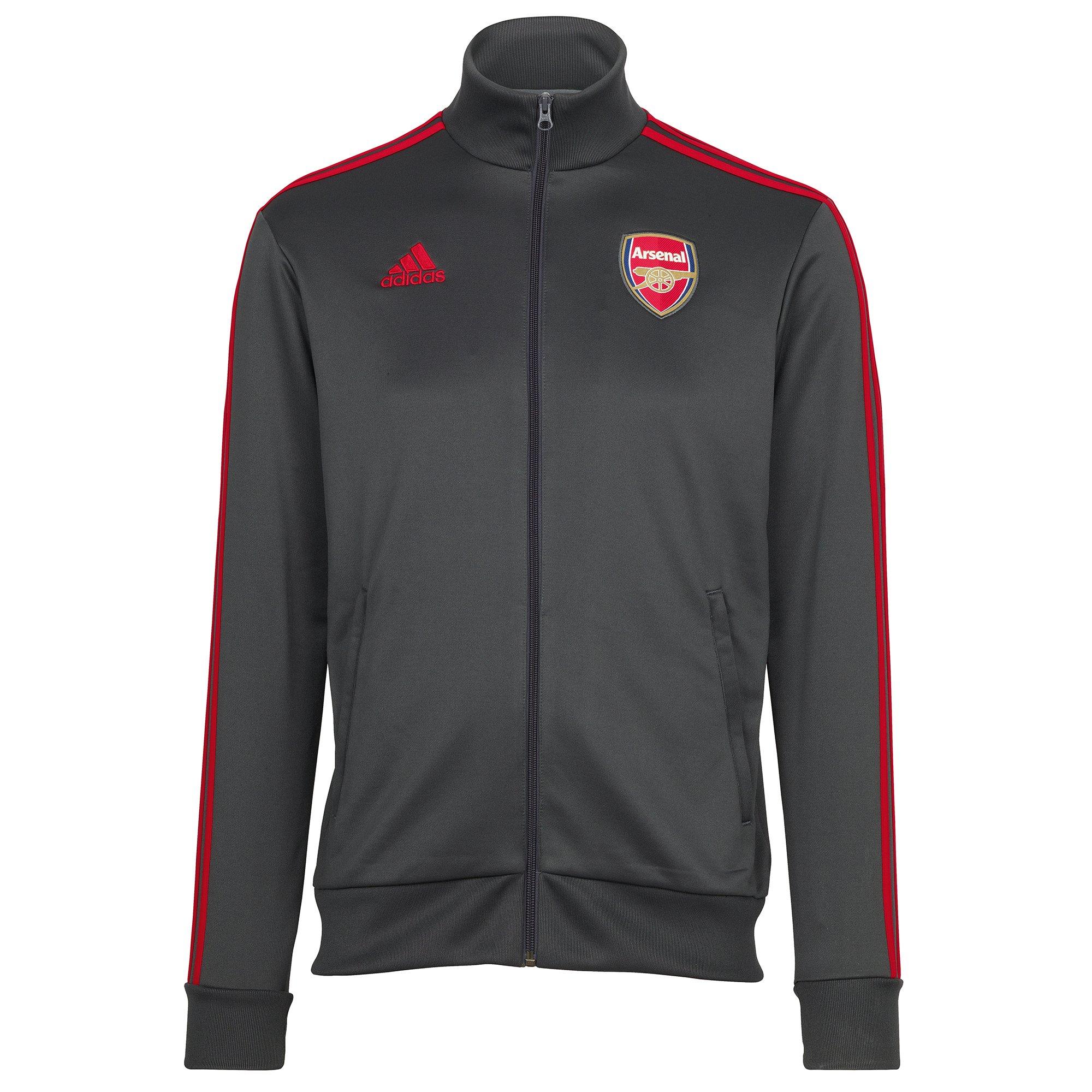 arsenal 3 stripe track top