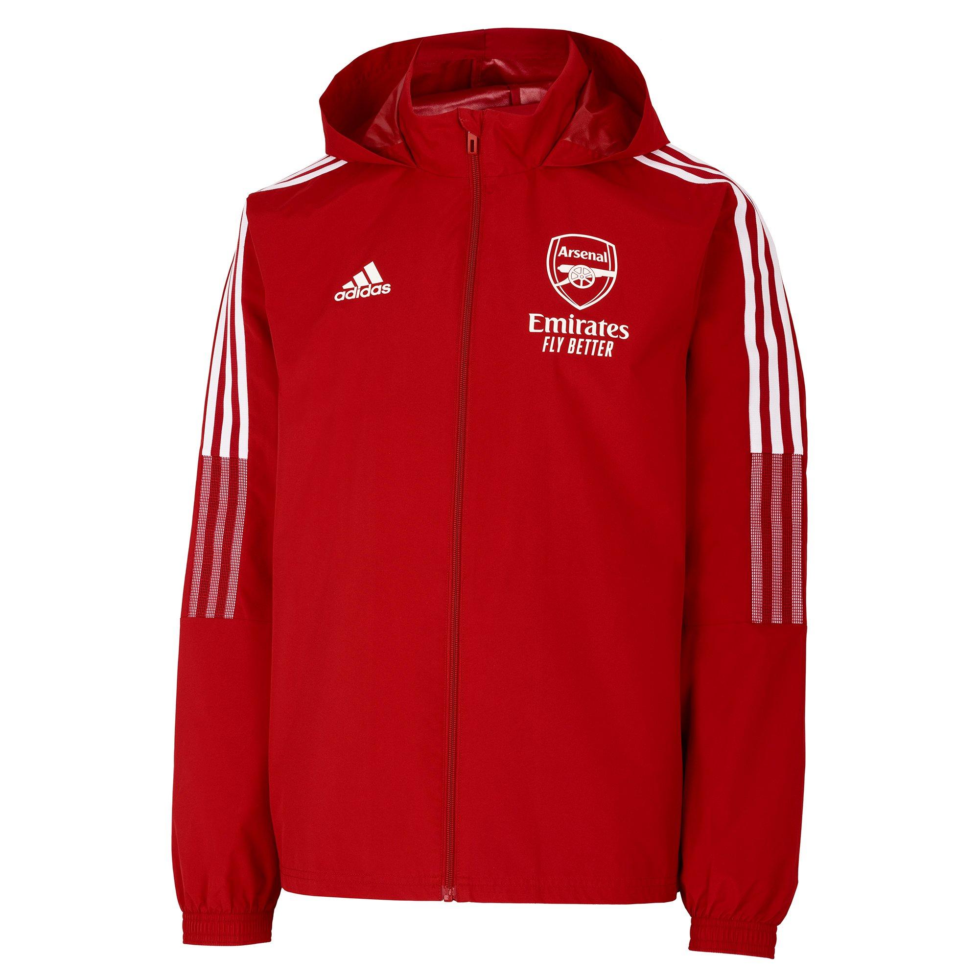 arsenal rain jacket adidas