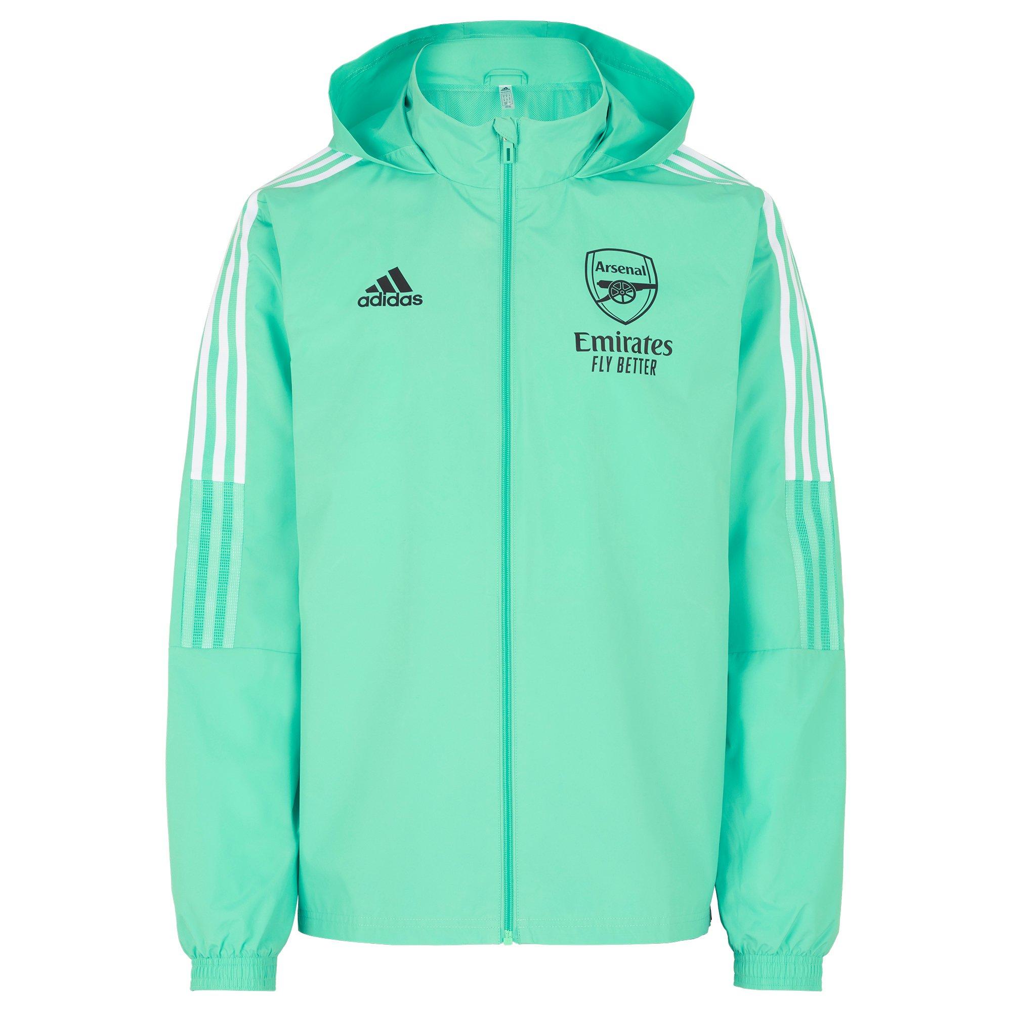 arsenal rain jacket adidas