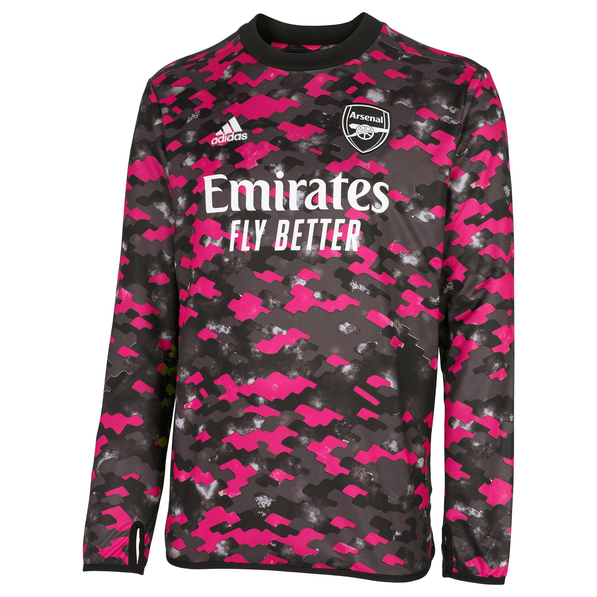 Arsenal pink best sale goalkeeper kit