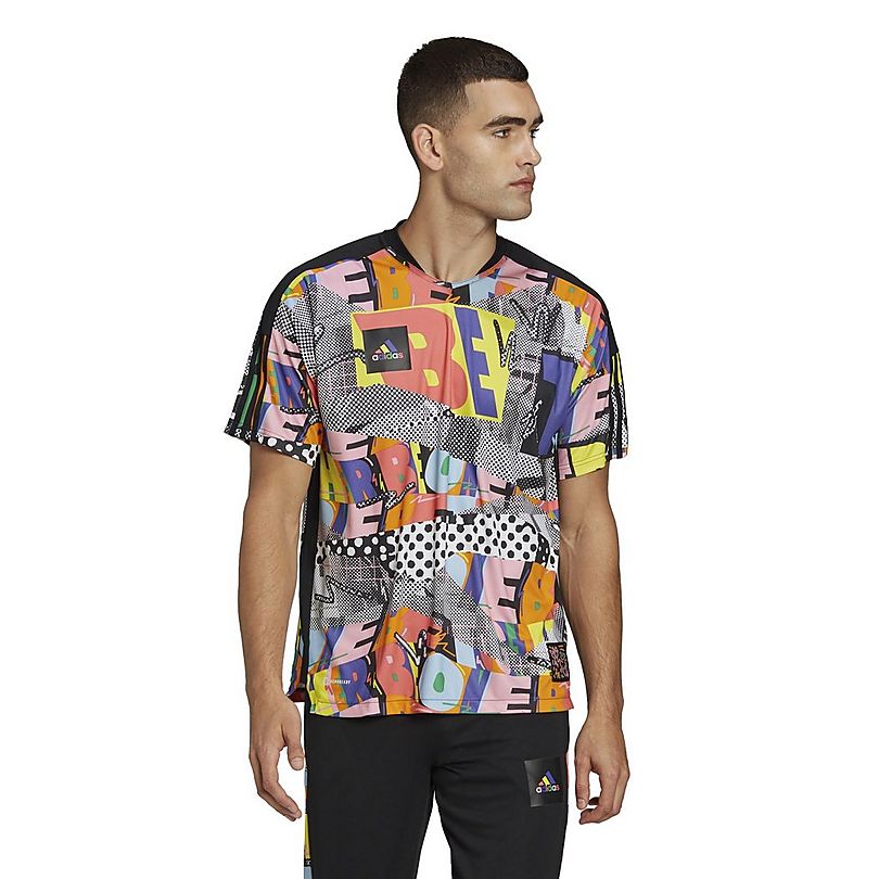 Adidas Tiro Pride Short Sleeve T-Shirt Multicolor 2XL