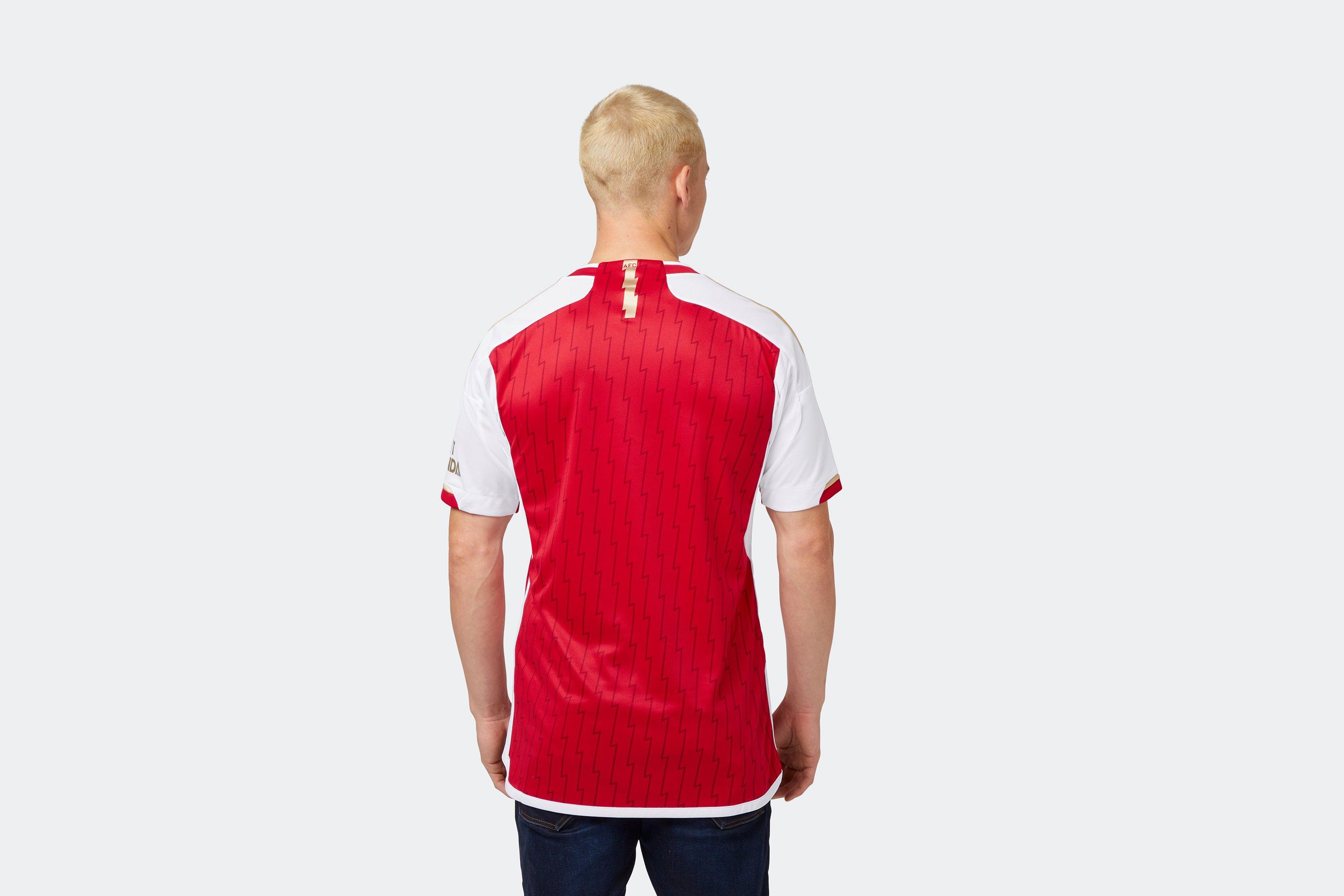 Arsenal store shirt back