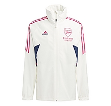 Arsenal 22/23 Cream Rain Jacket