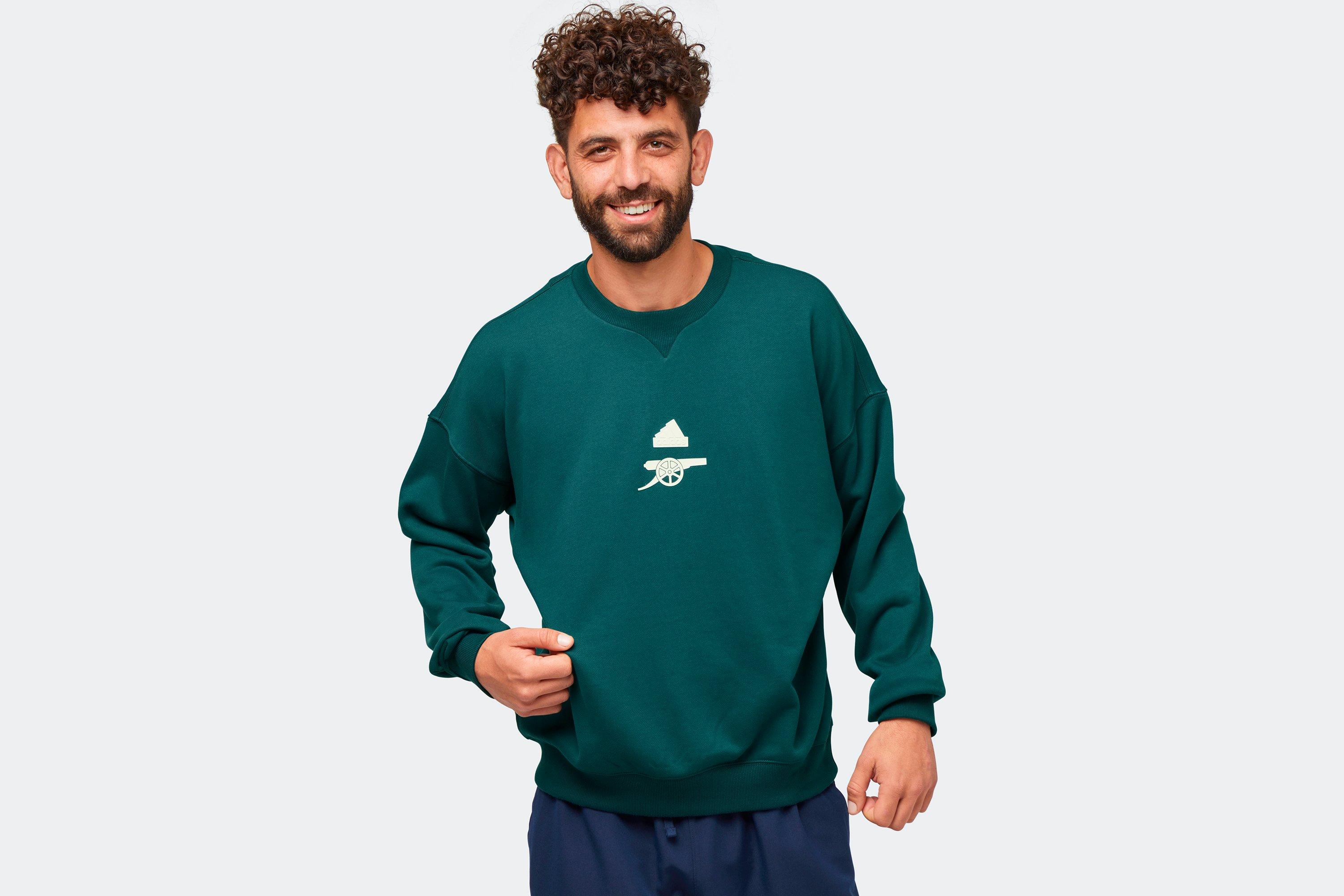 Arsenal green online sweatshirt