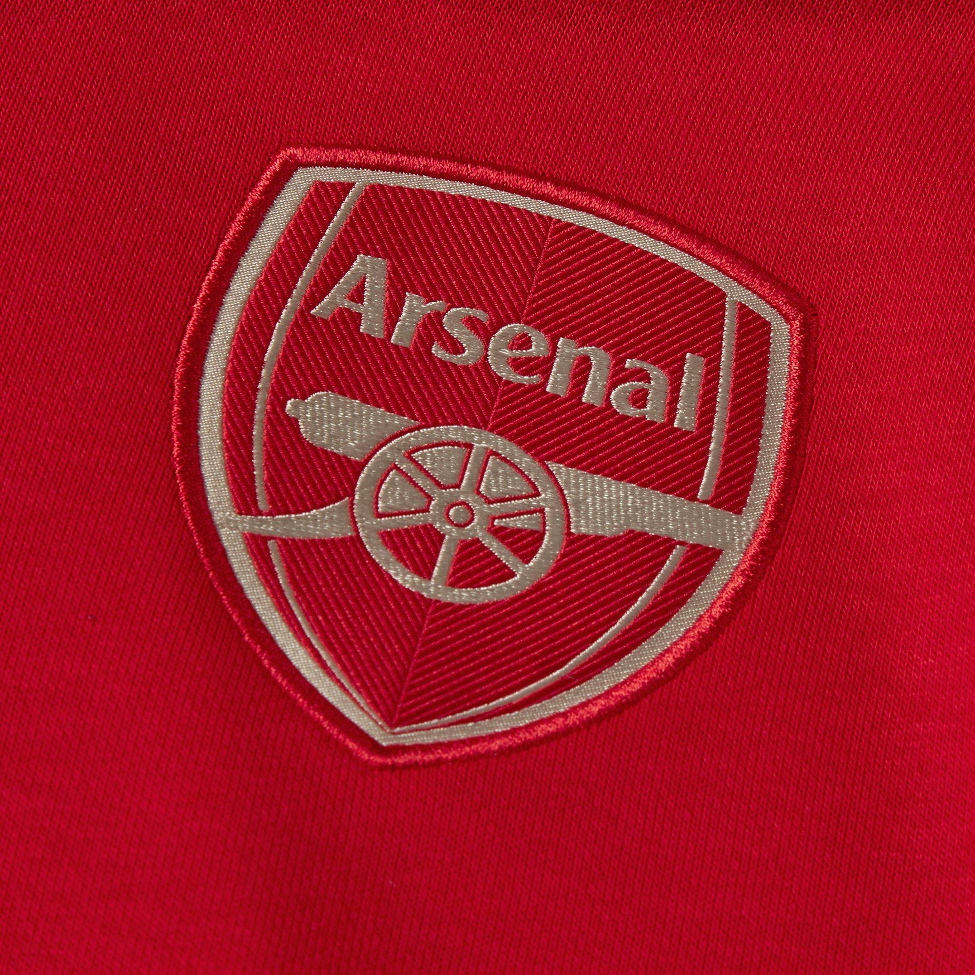 Arsenal 23/24 Red DNA Zip Hoodie | Official Arsenal Store