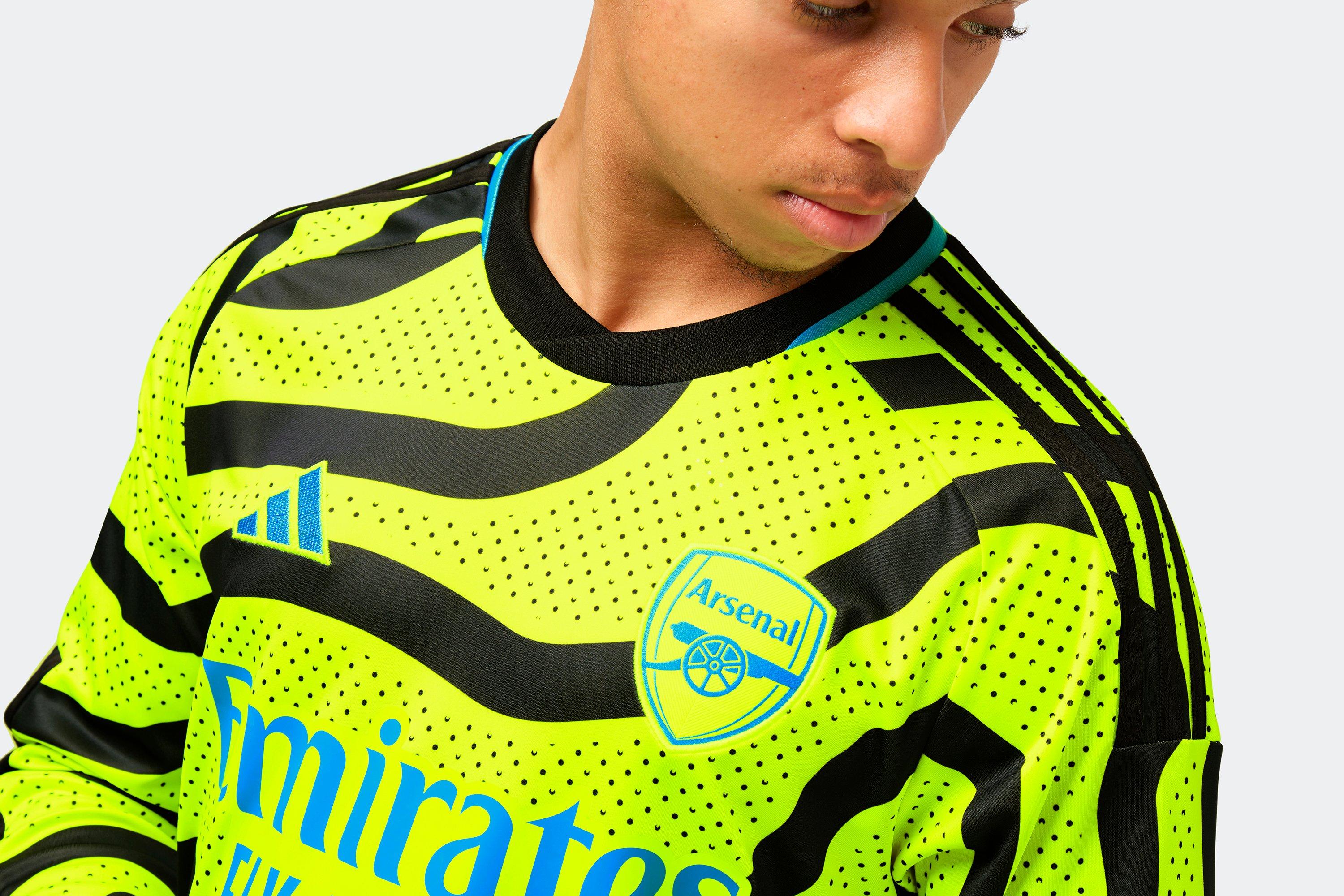 Long sleeve hot sale arsenal away jersey