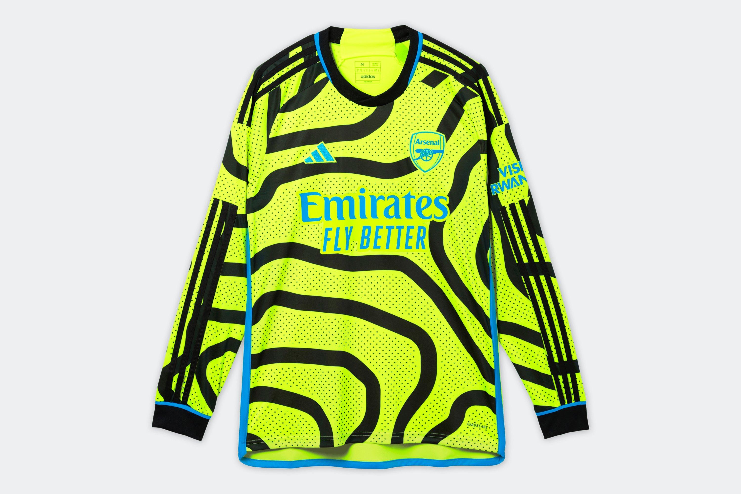 Arsenal away long sales sleeve jersey