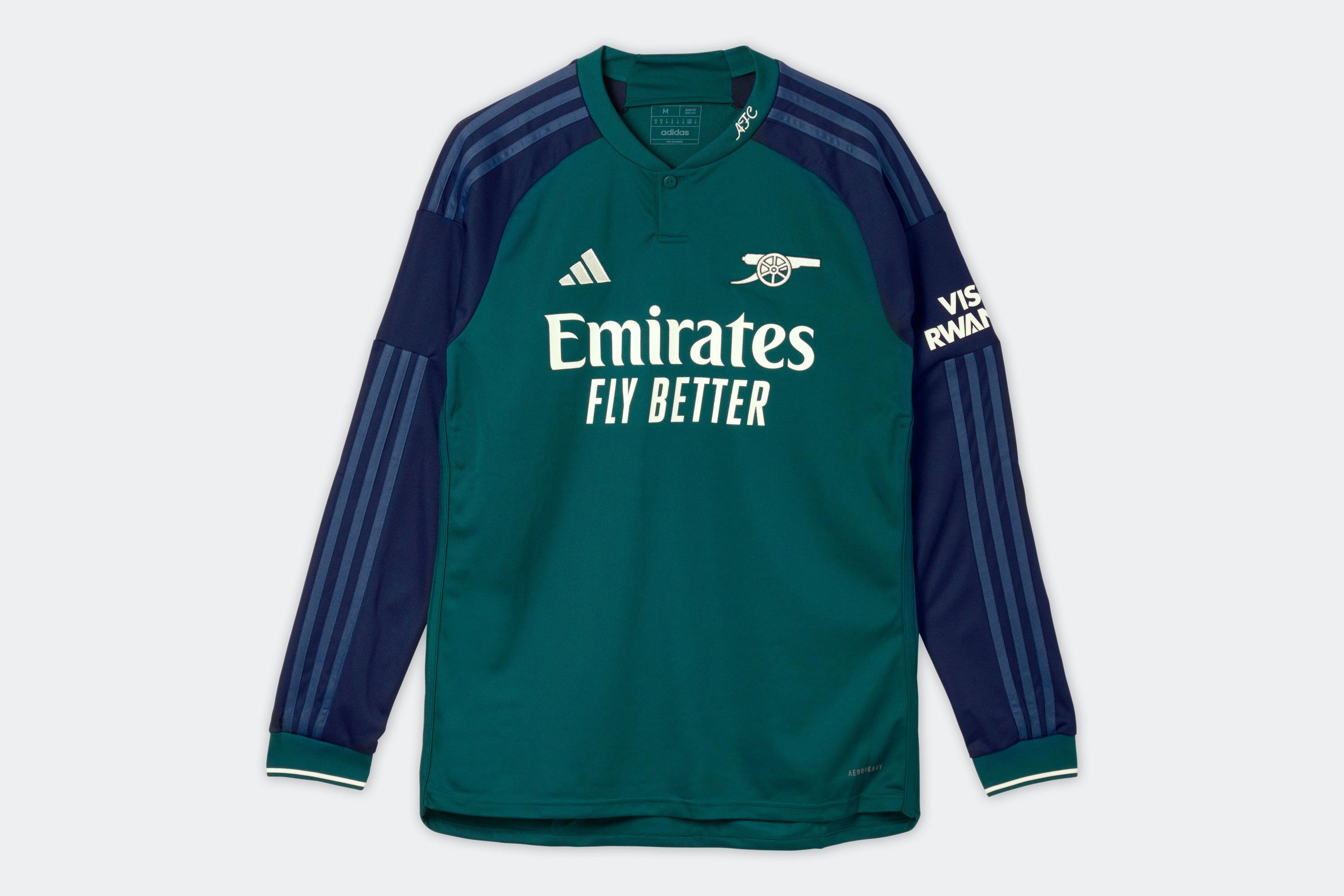 Arsenal away clearance kit long sleeve