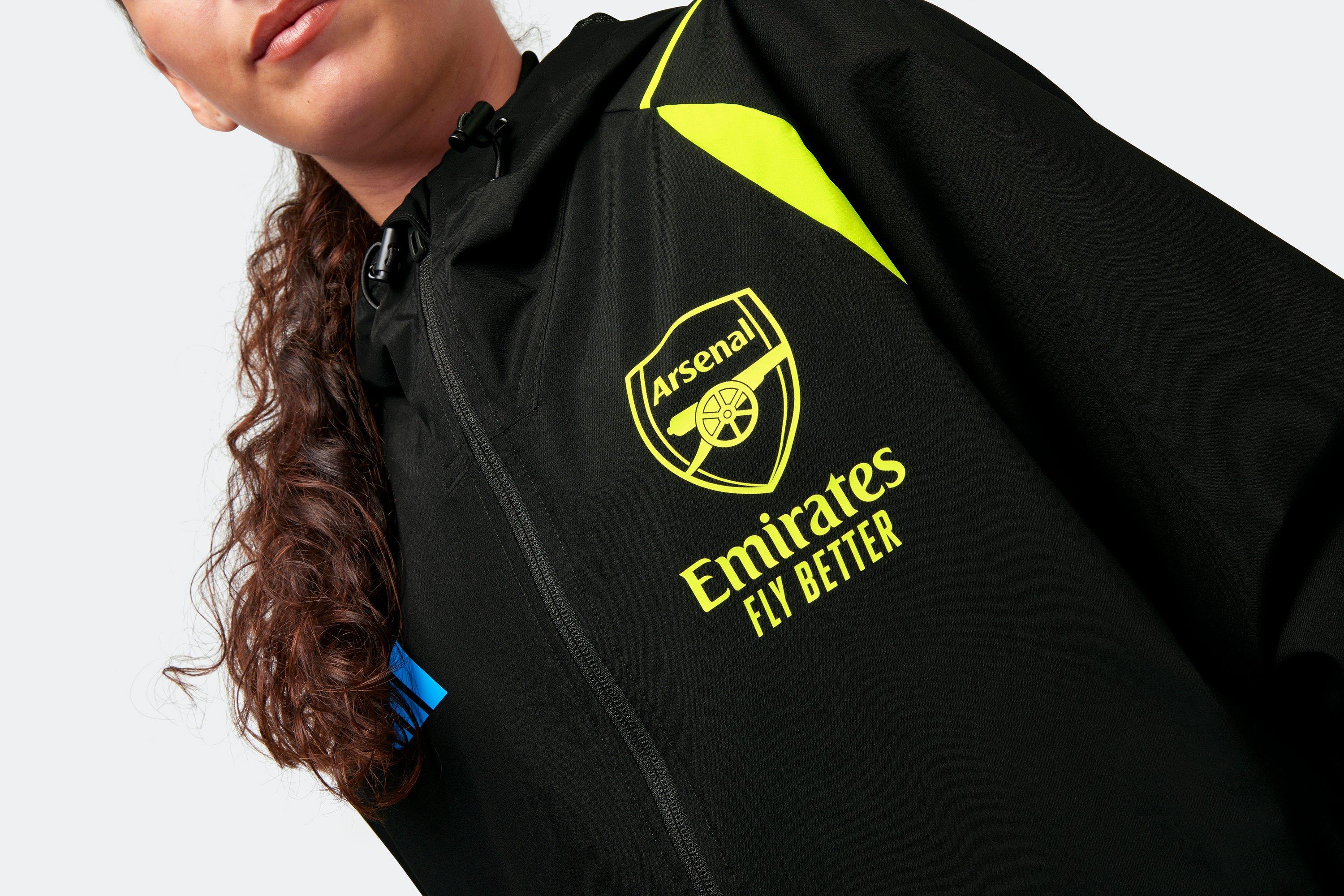 Arsenal 23/24 Black All Weather Jacket