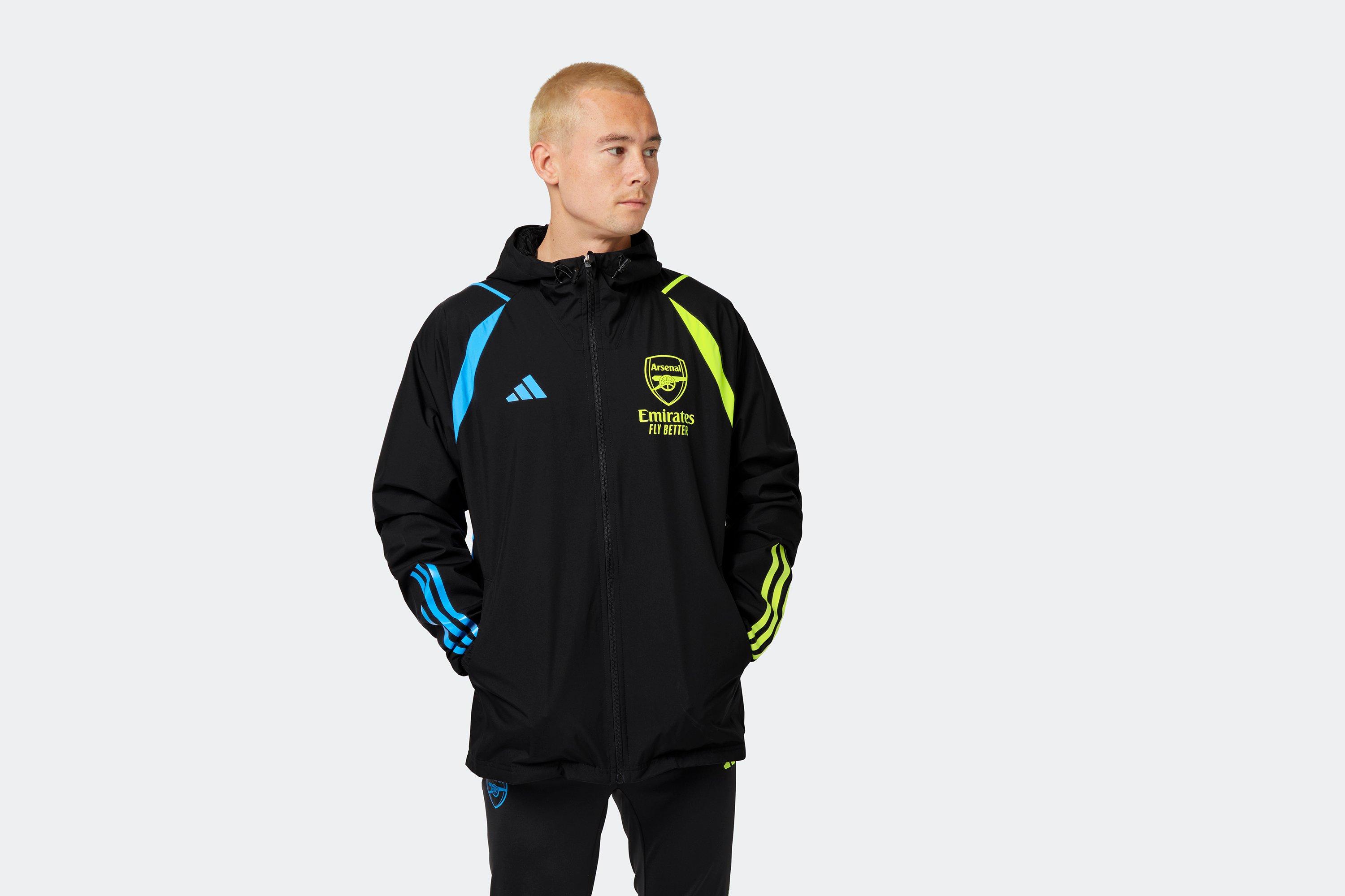 Arsenal adidas best sale jacket black