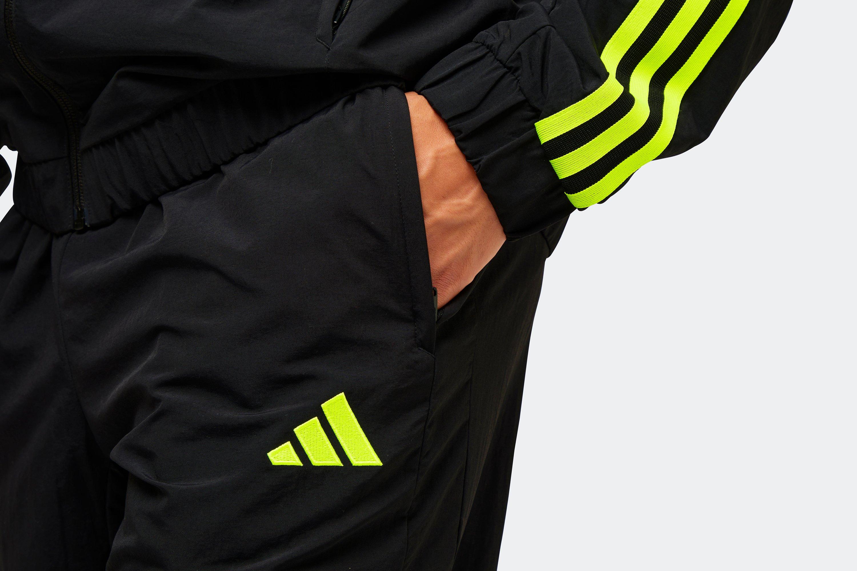 Lime green and black adidas clearance pants