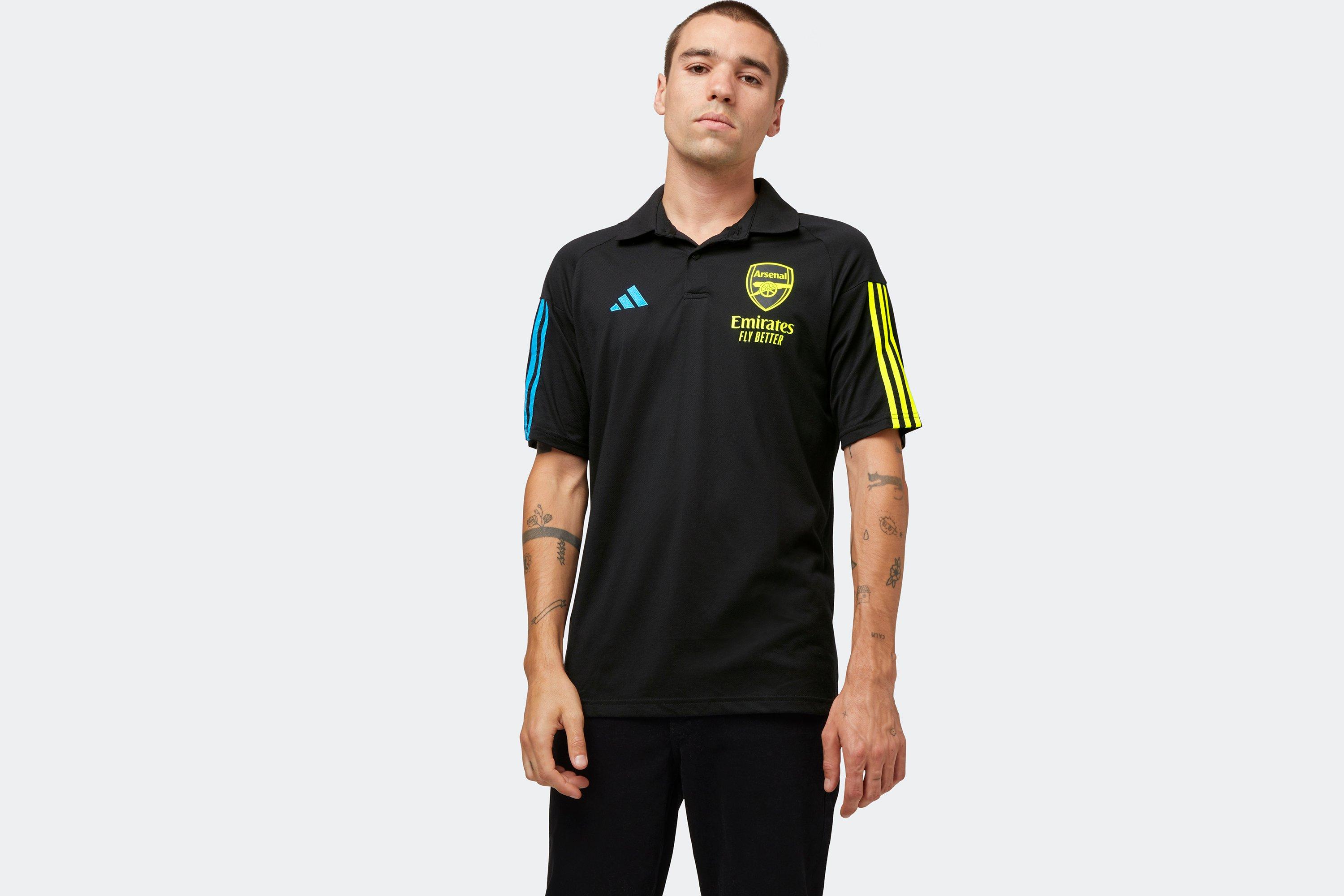 Yellow arsenal best sale training top