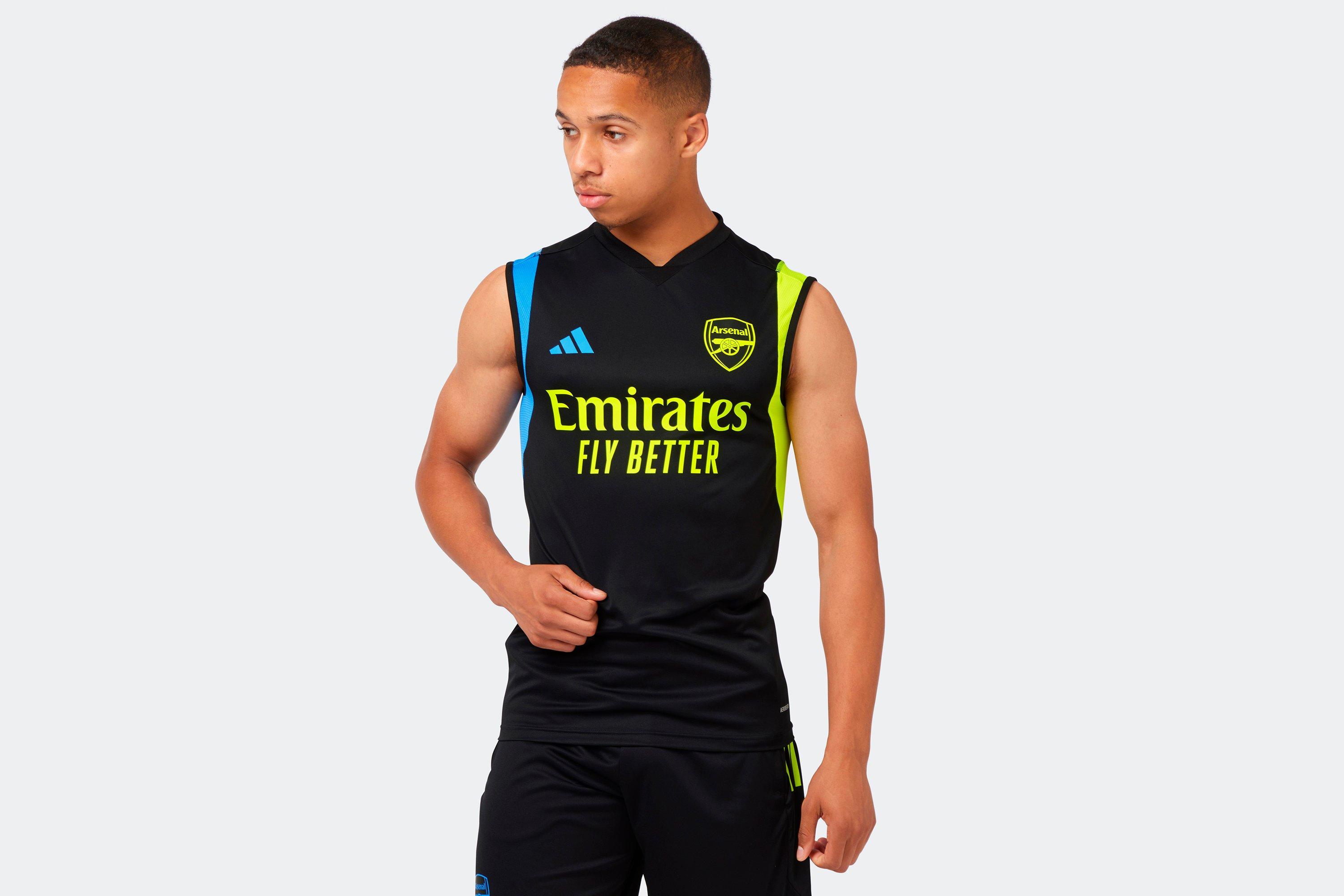 Arsenal training hot sale top yellow