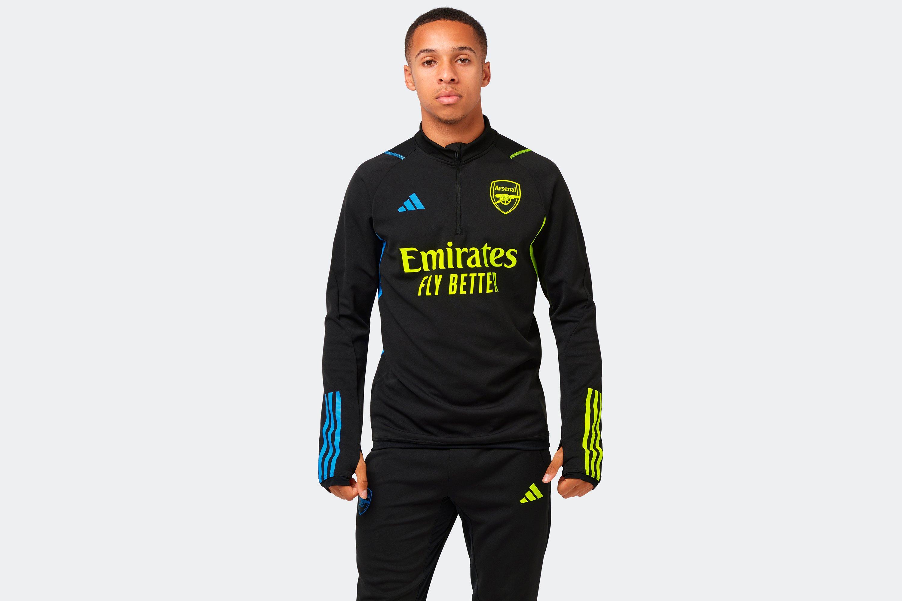 Arsenal 23/24 Black 1/4 Zip Training Top