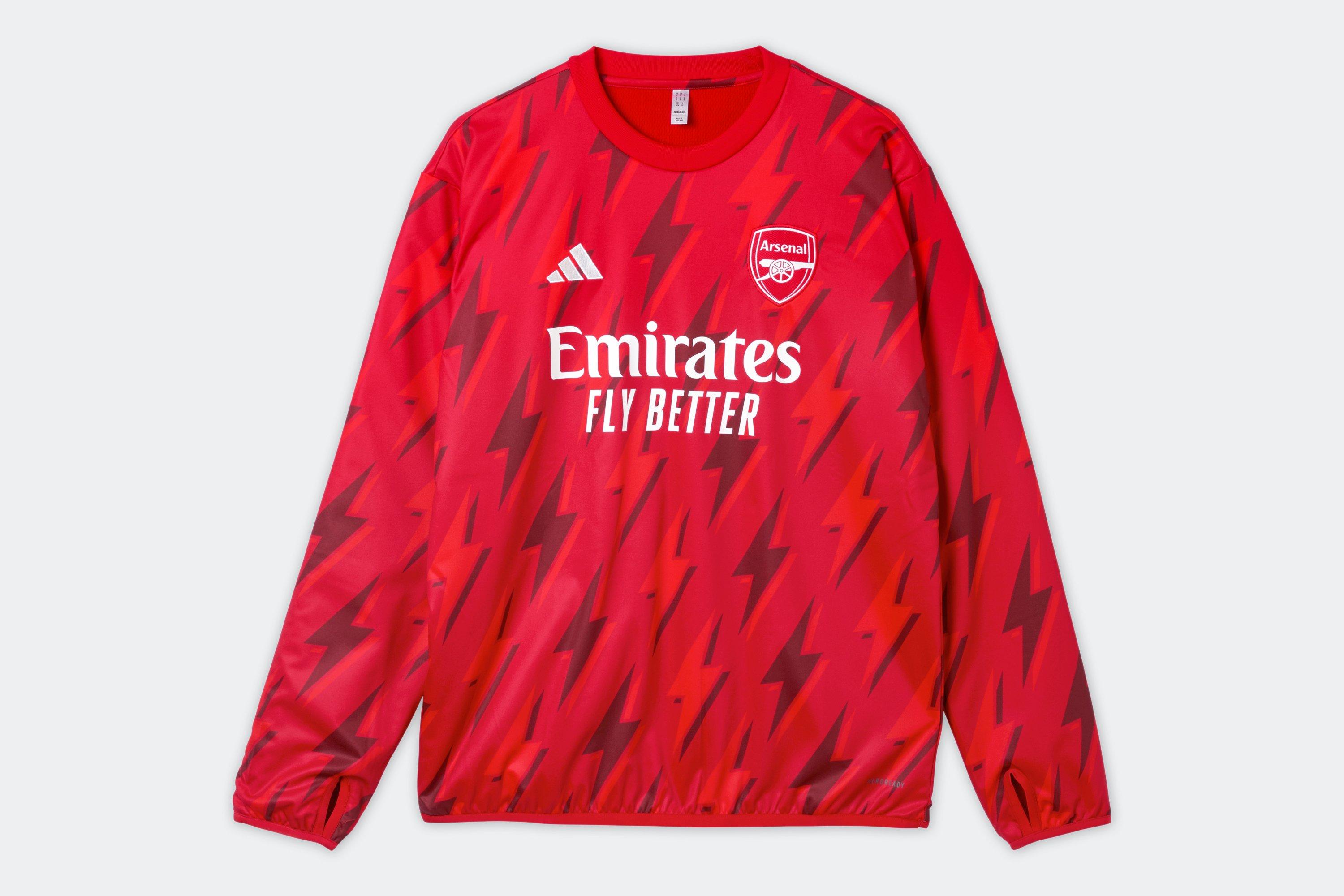 Arsenal pre sale match long sleeve