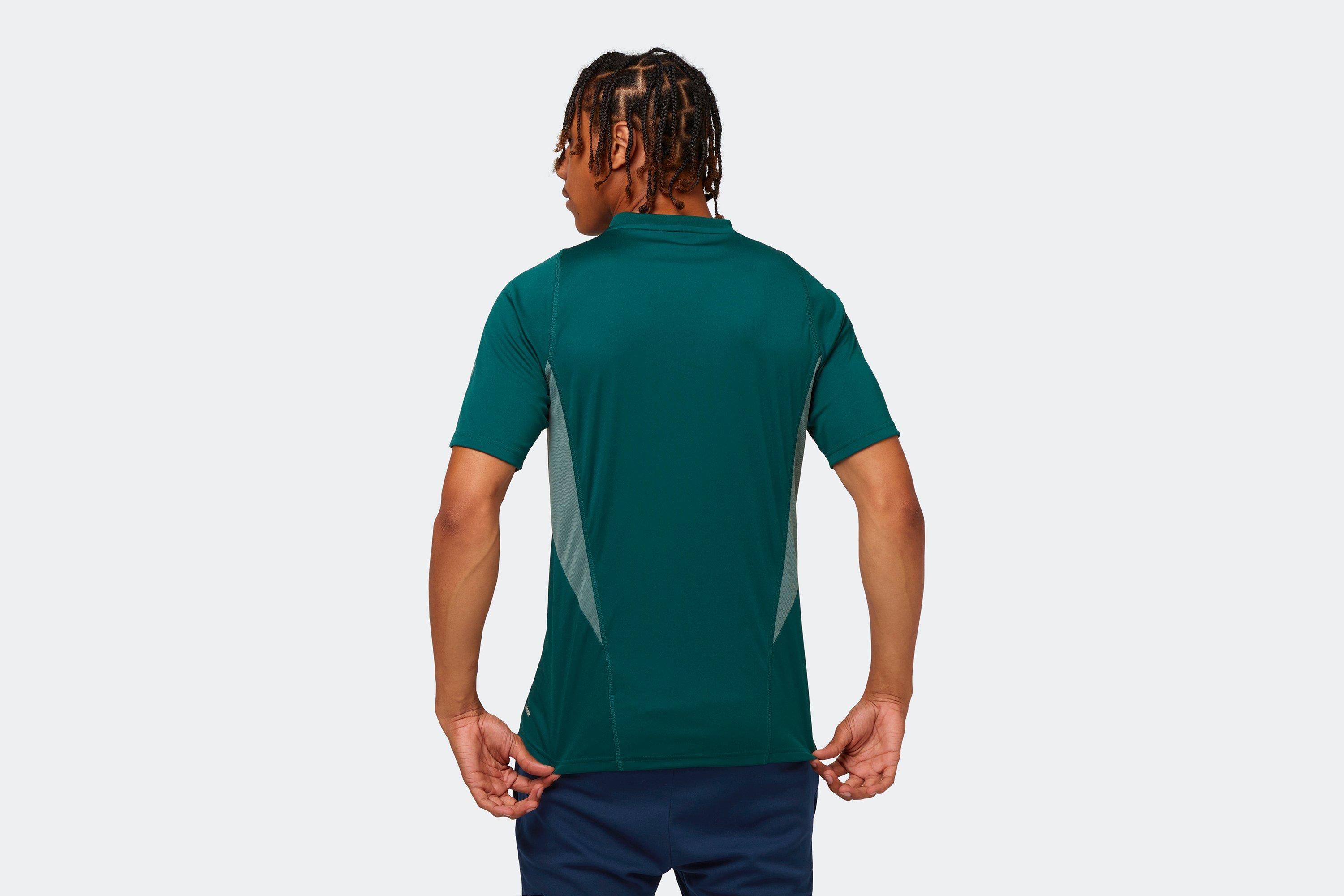 Arsenal green training store shirt