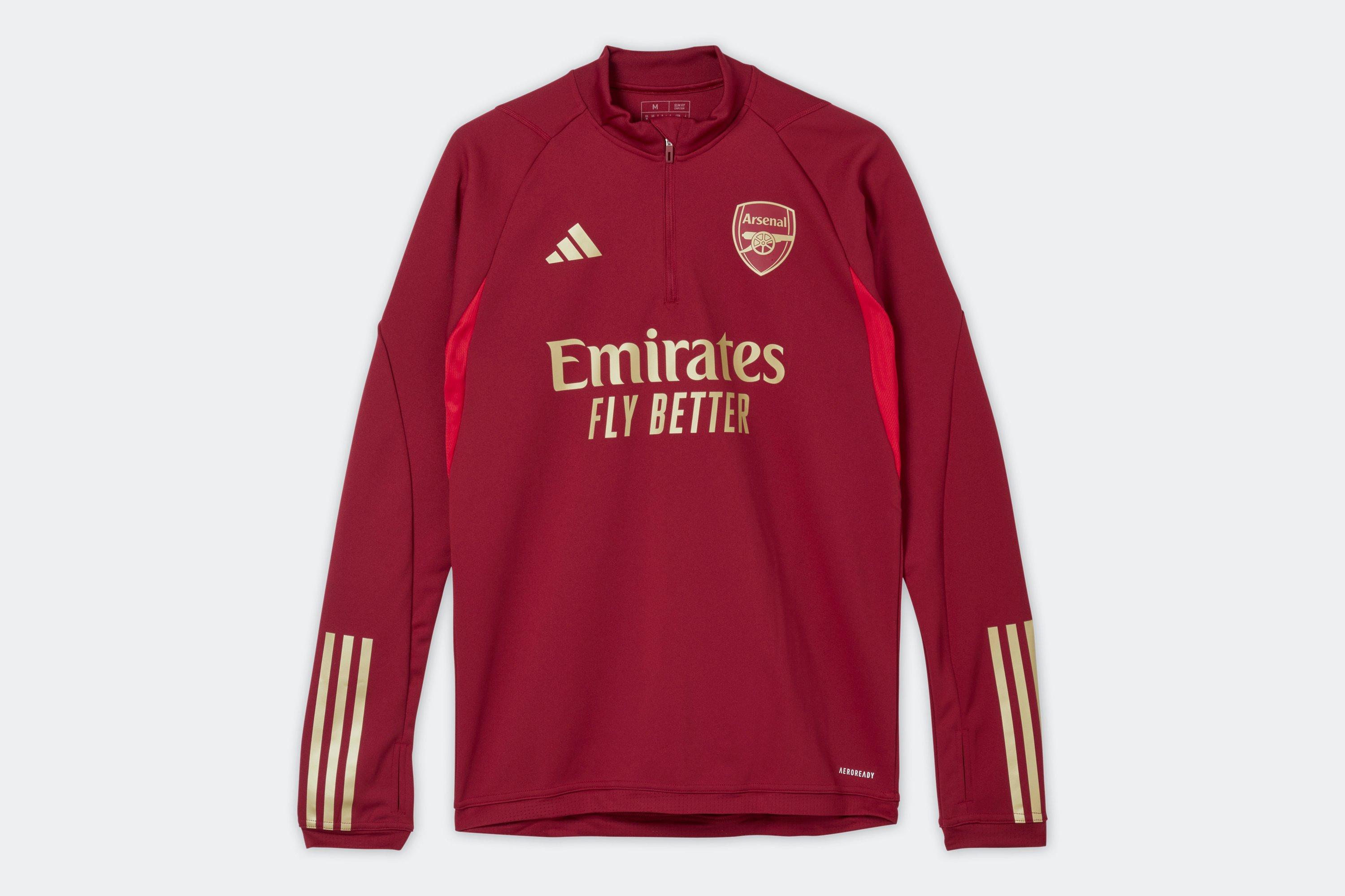 Arsenal quarter zip sales training top